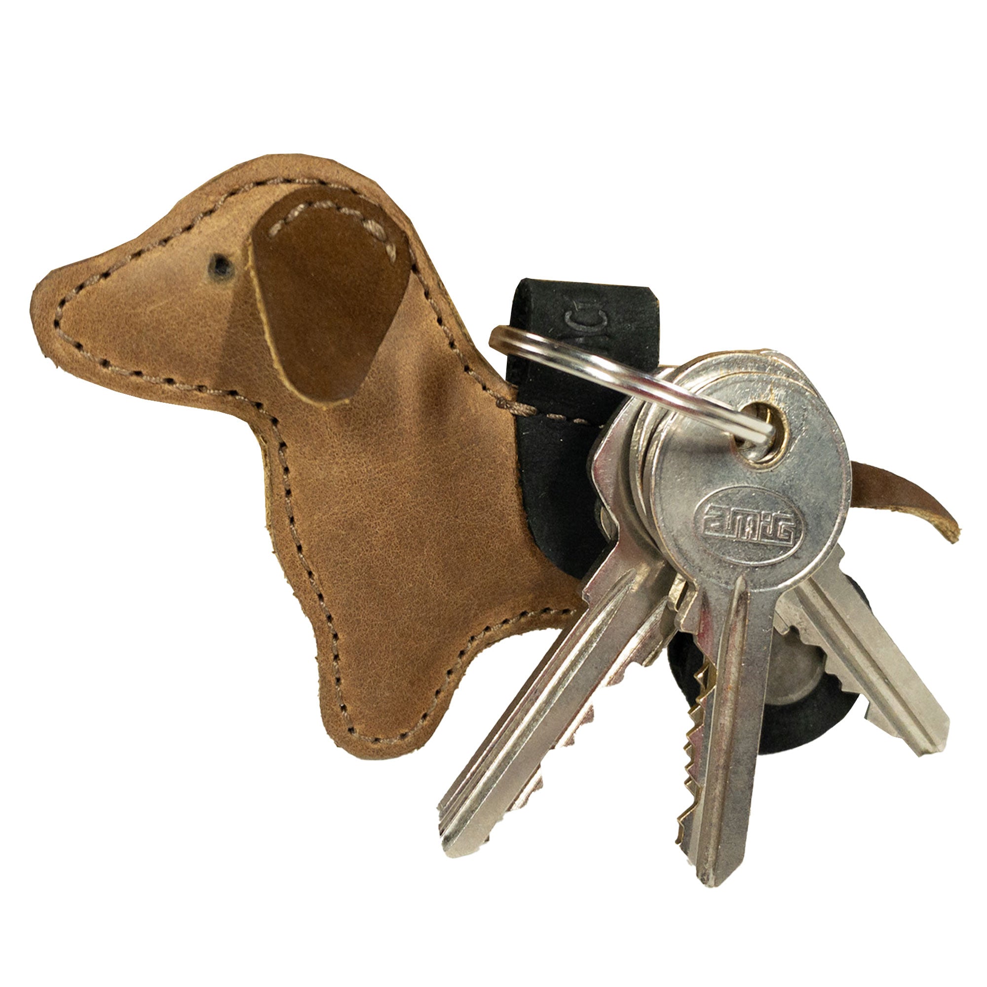Dog With Wheelchair Keychain - Stockyard X 'The Leather Store'
