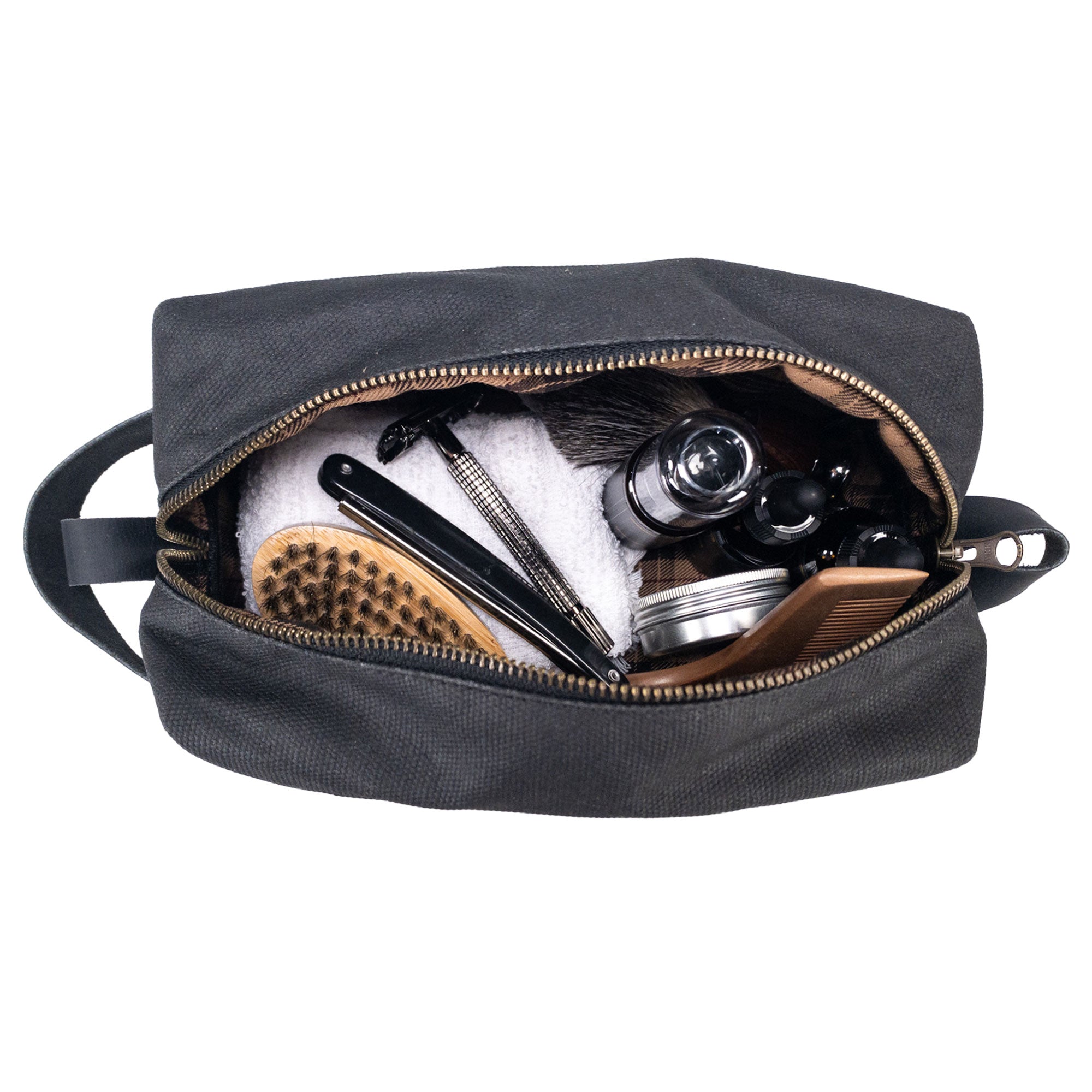 Square Dopp Kit Utility Bag - Stockyard X 'The Leather Store'