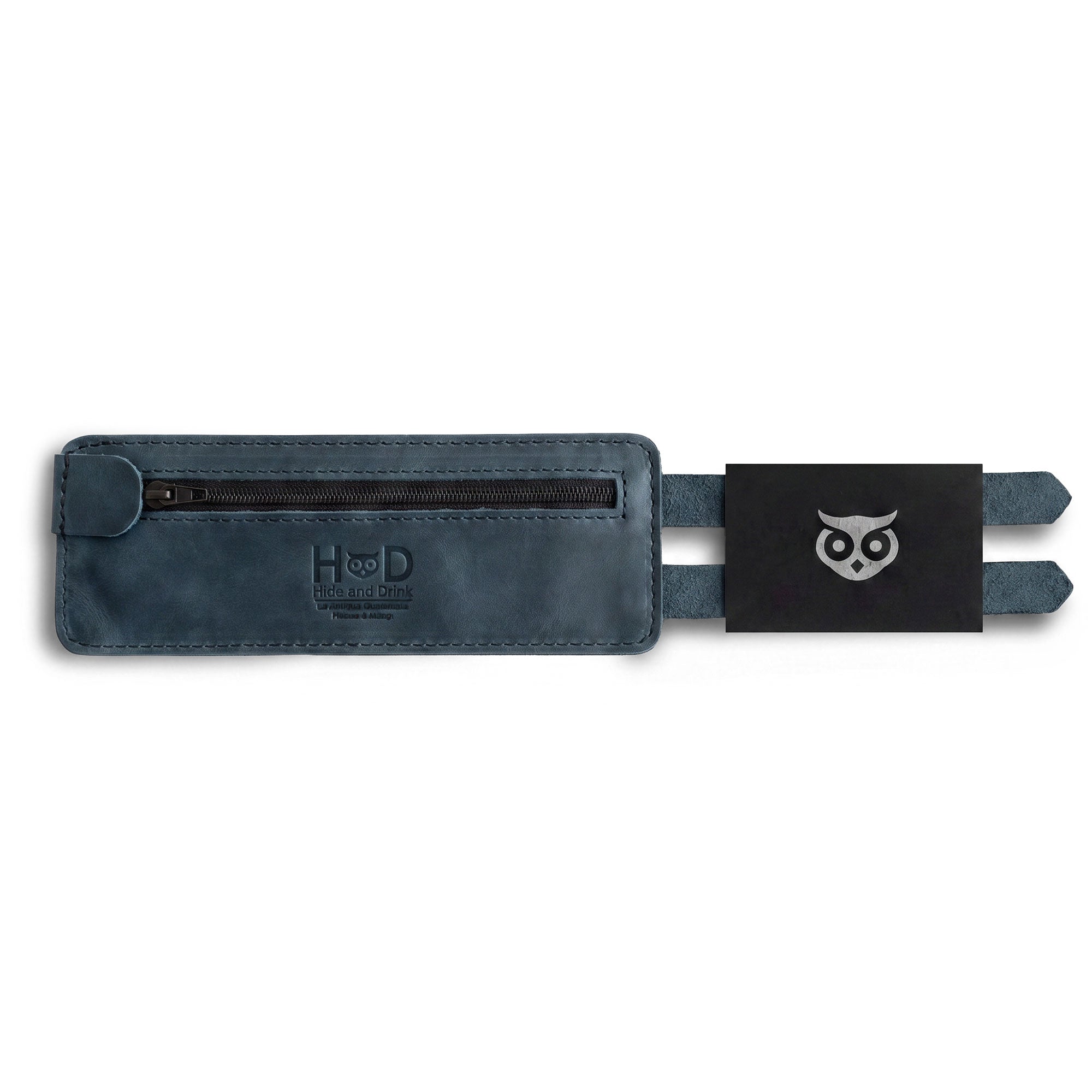 Stylish Wrist-Wallet-Cuff by Hide & Drink, showcasing the rustic design made of Full Grain Leather, highlighting the premium craftsmanship of StockyardX, featuring handmade details from artisans in La Antigua Guatemala & Oaxaca Mexico, including hand cut, hand sewn, and fire branded elements.