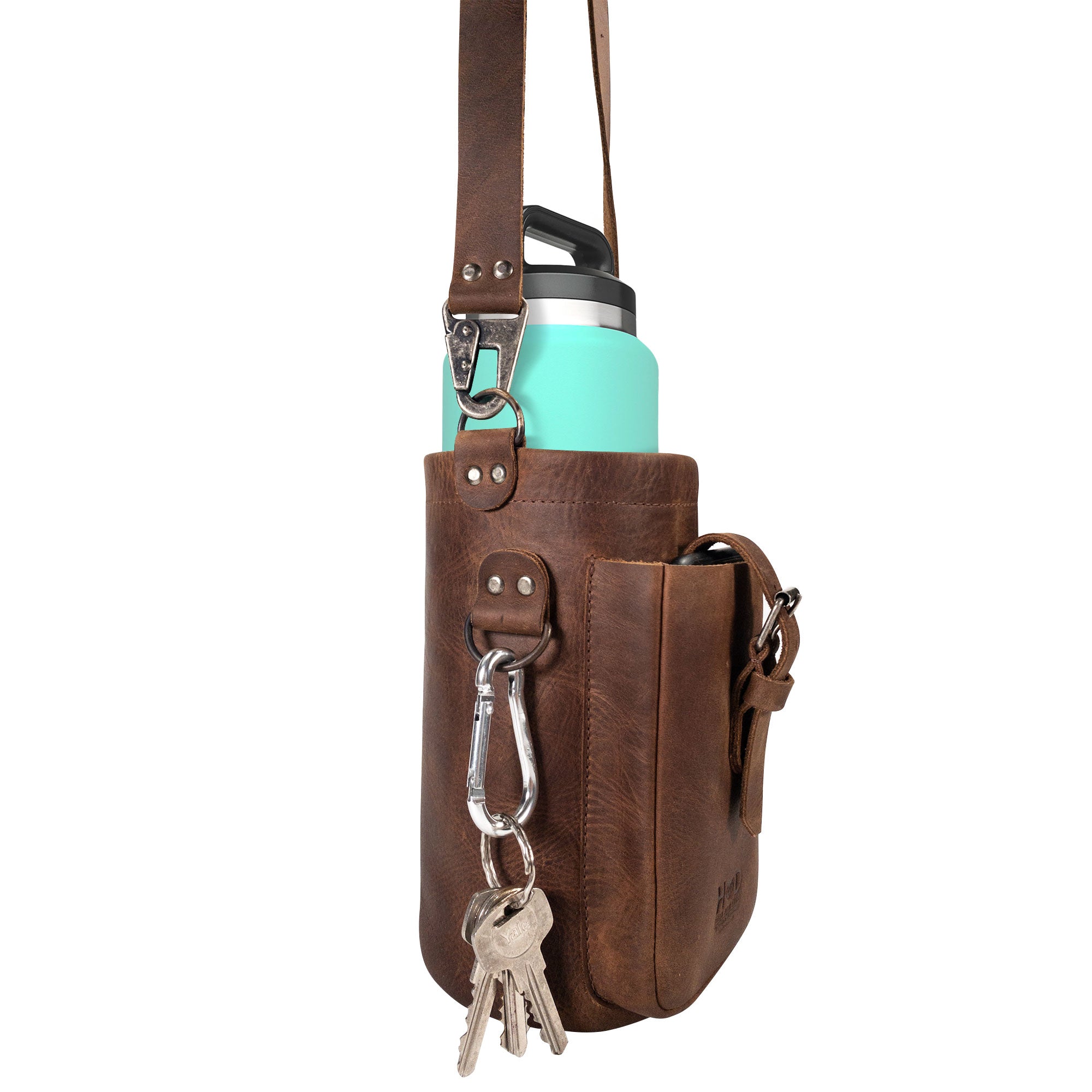Hiker Bottle Pouch - Stockyard X 'The Leather Store'