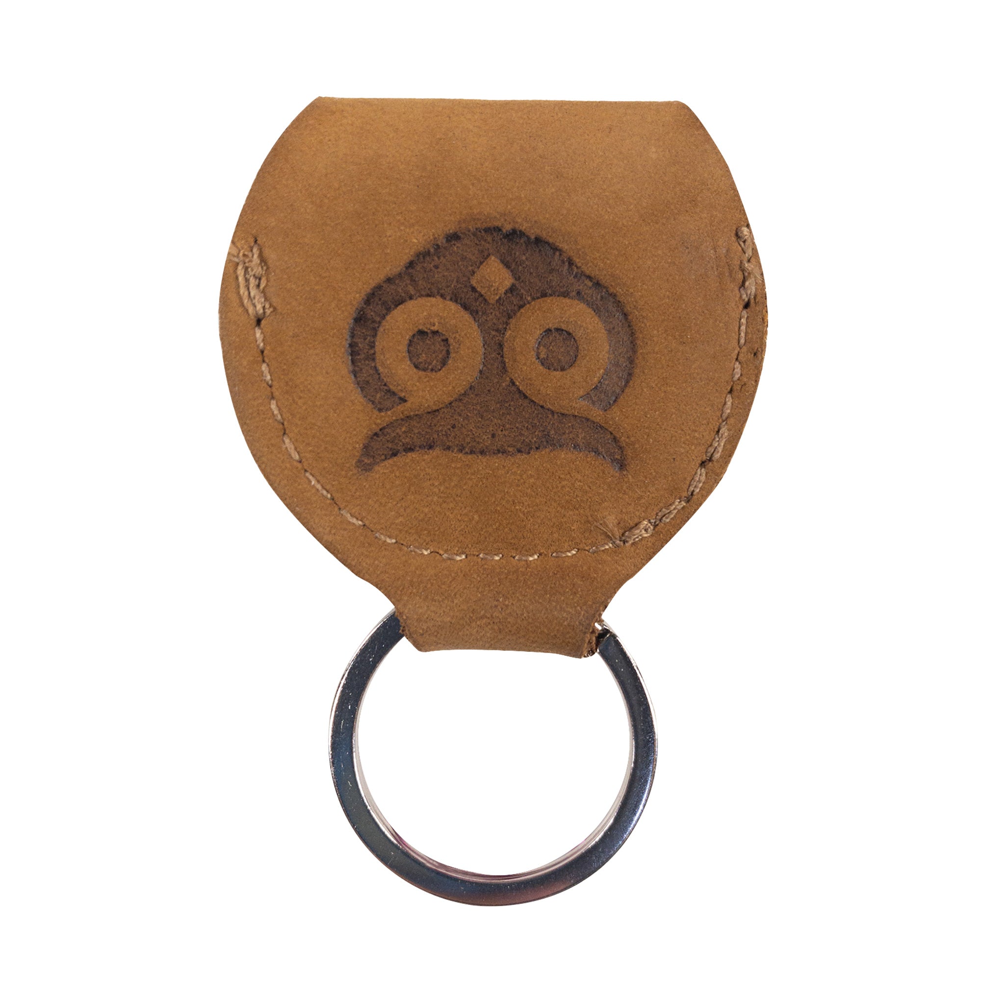 Hide & Drink Key Chain & Guitar Pick Holder, demonstrating an attractive design that is both functional and chic. This keychain made from Full Grain Leather serves guitar players well, showcasing the artisan quality cultivated in La Antigua Guatemala & Oaxaca Mexico.