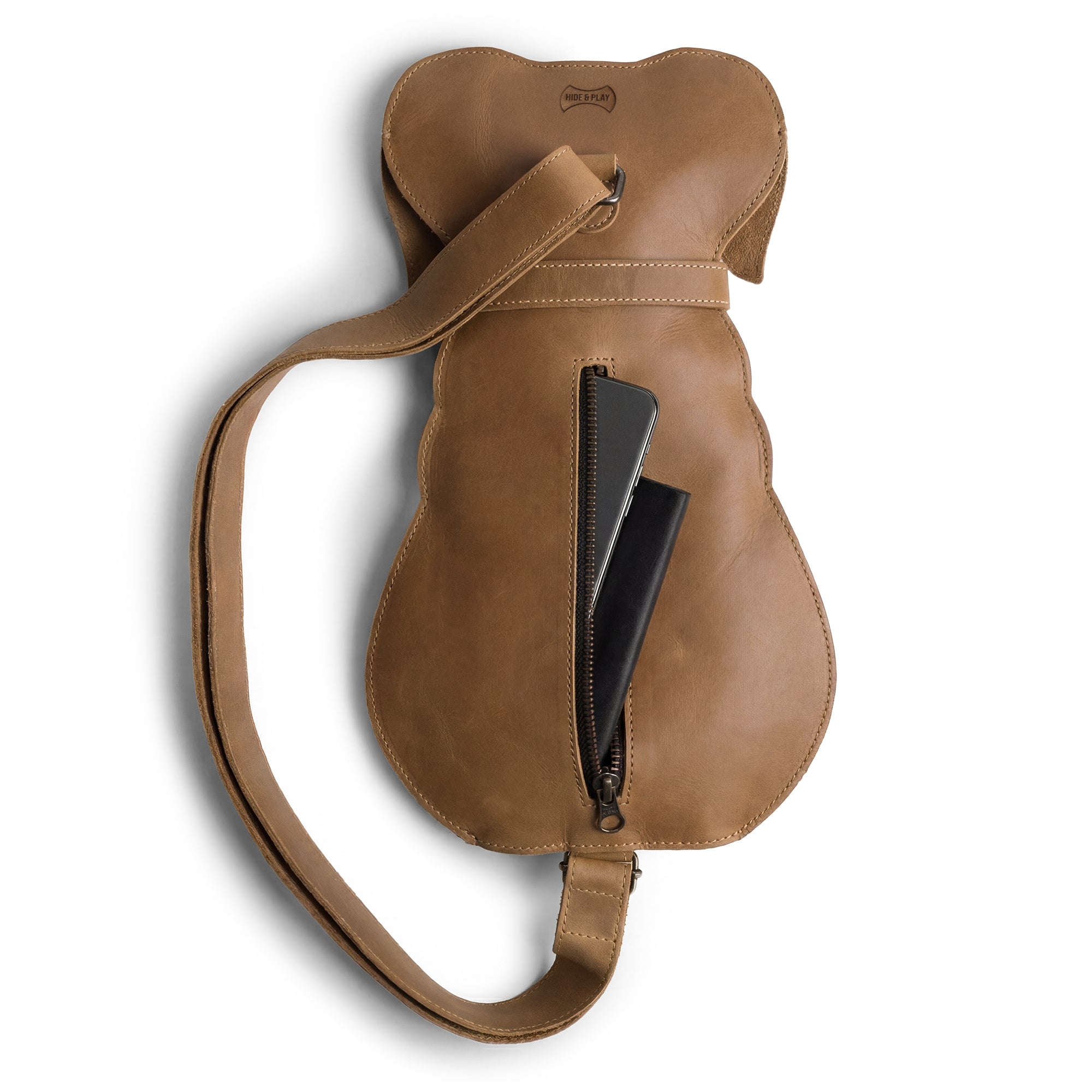 Leather Doggy Crossbody
