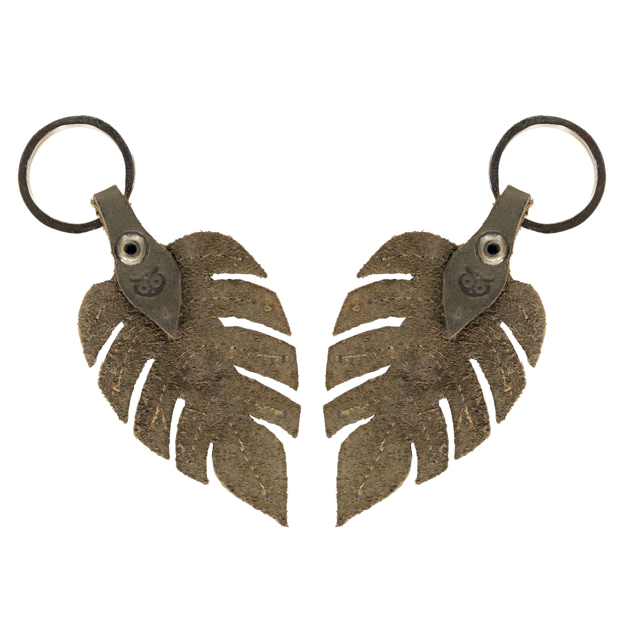 Compound Leaves Keychain - Stockyard X 'The Leather Store'