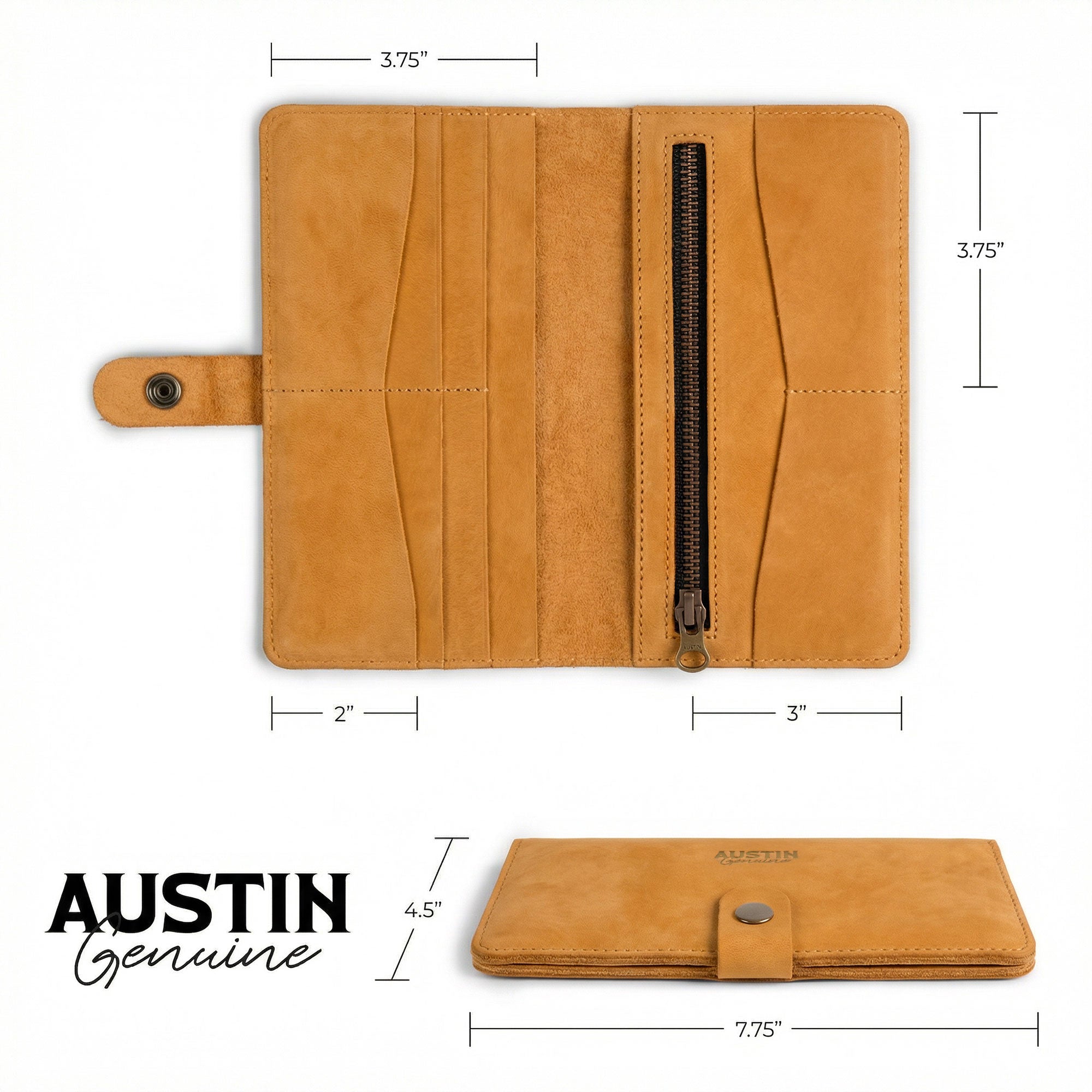 The Lamar Long Bifold Wallet