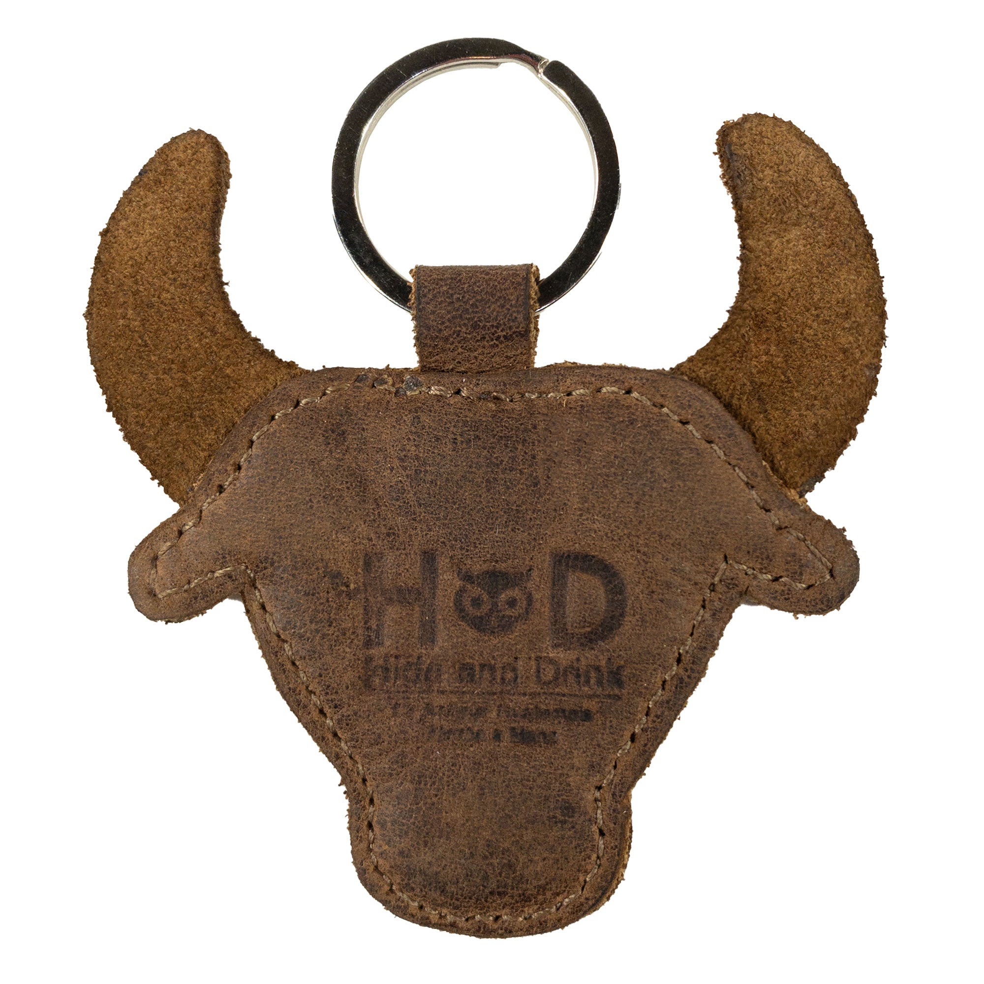 Bull Keychain - Stockyard X 'The Leather Store'