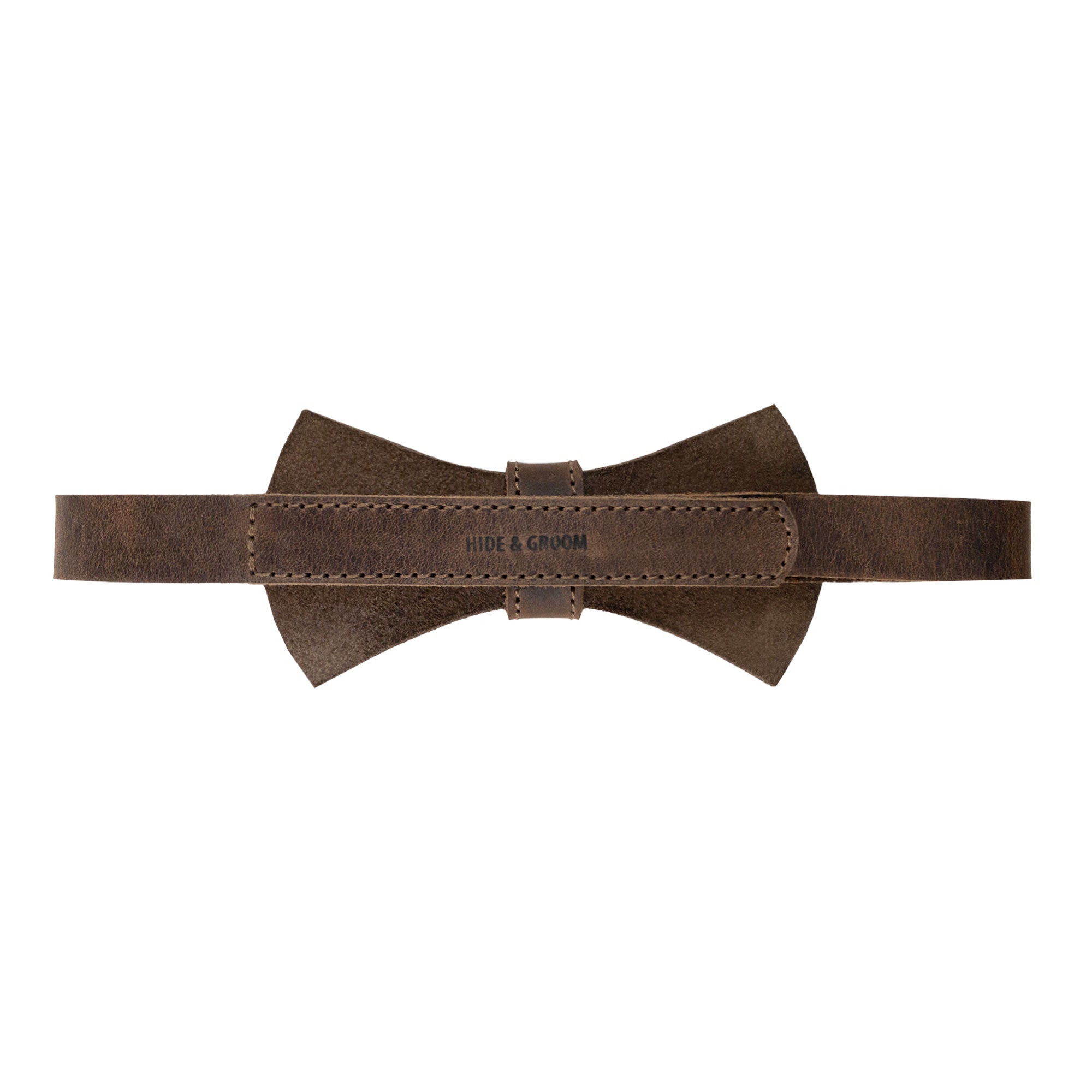 Minimalist Bow Tie for Groomsmen - Stockyard X 'The Leather Store'