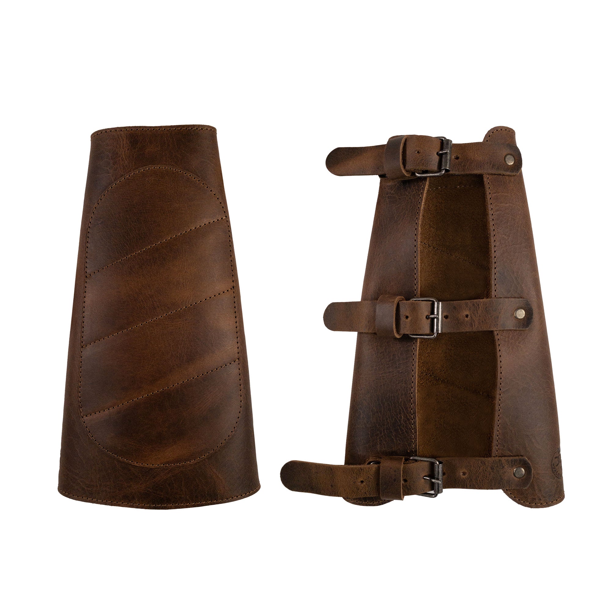 3-buckle Archery Bracer - Stockyard X 'The Leather Store'