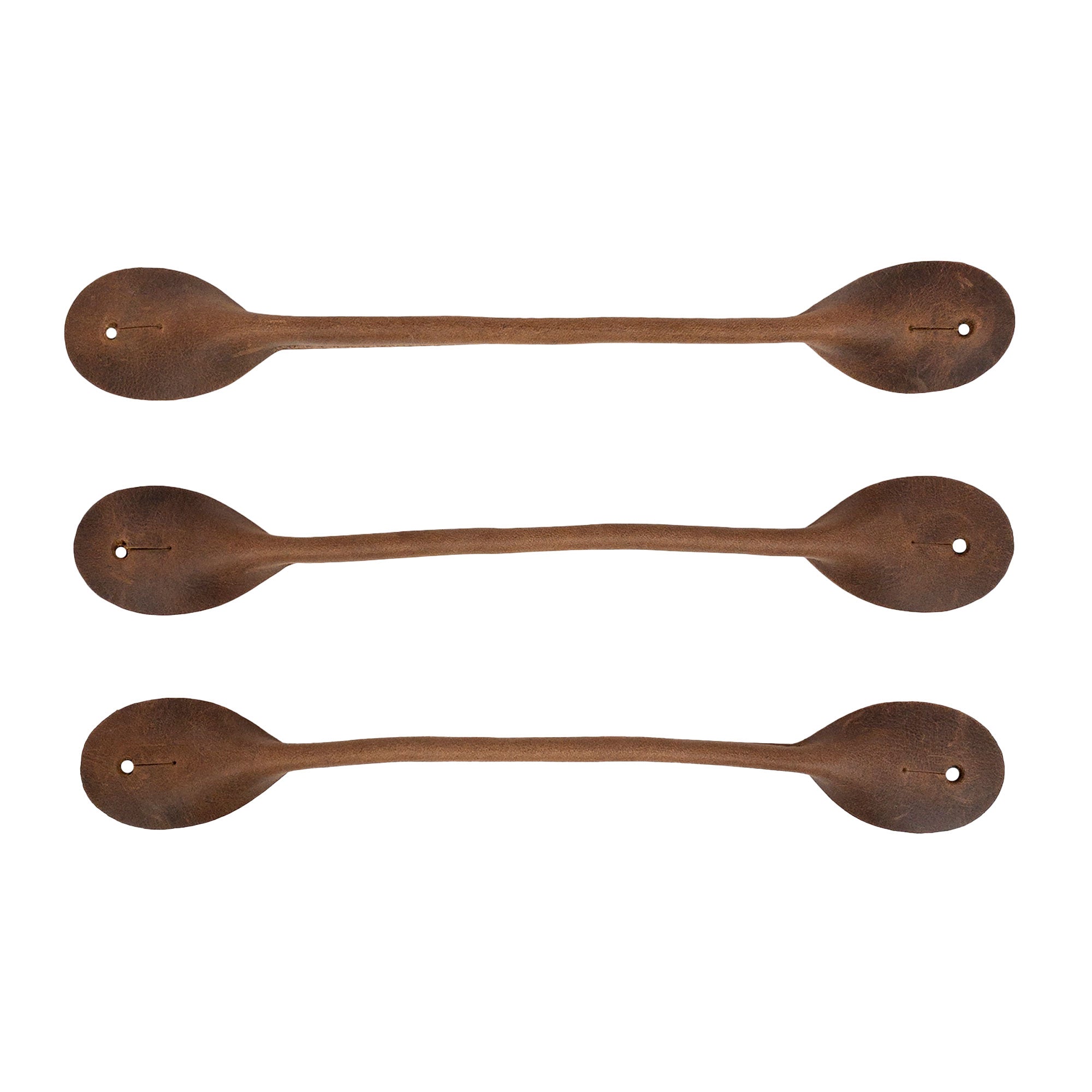 Set of 3 Rounded Button End Attachments for Suspenders - Stockyard X 'The Leather Store'