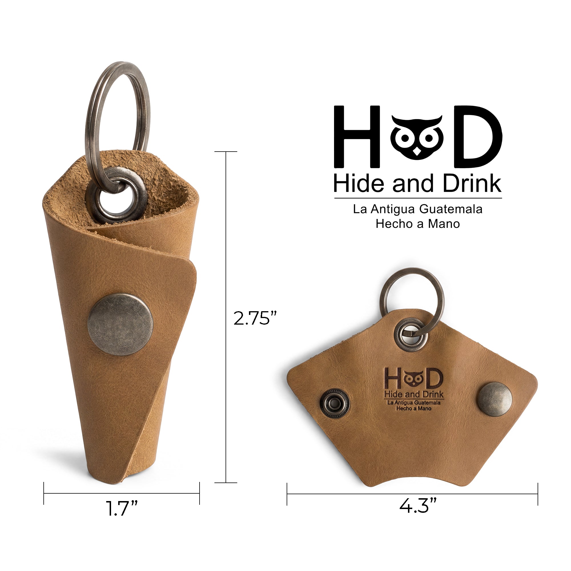 Leather Wrap Keychain