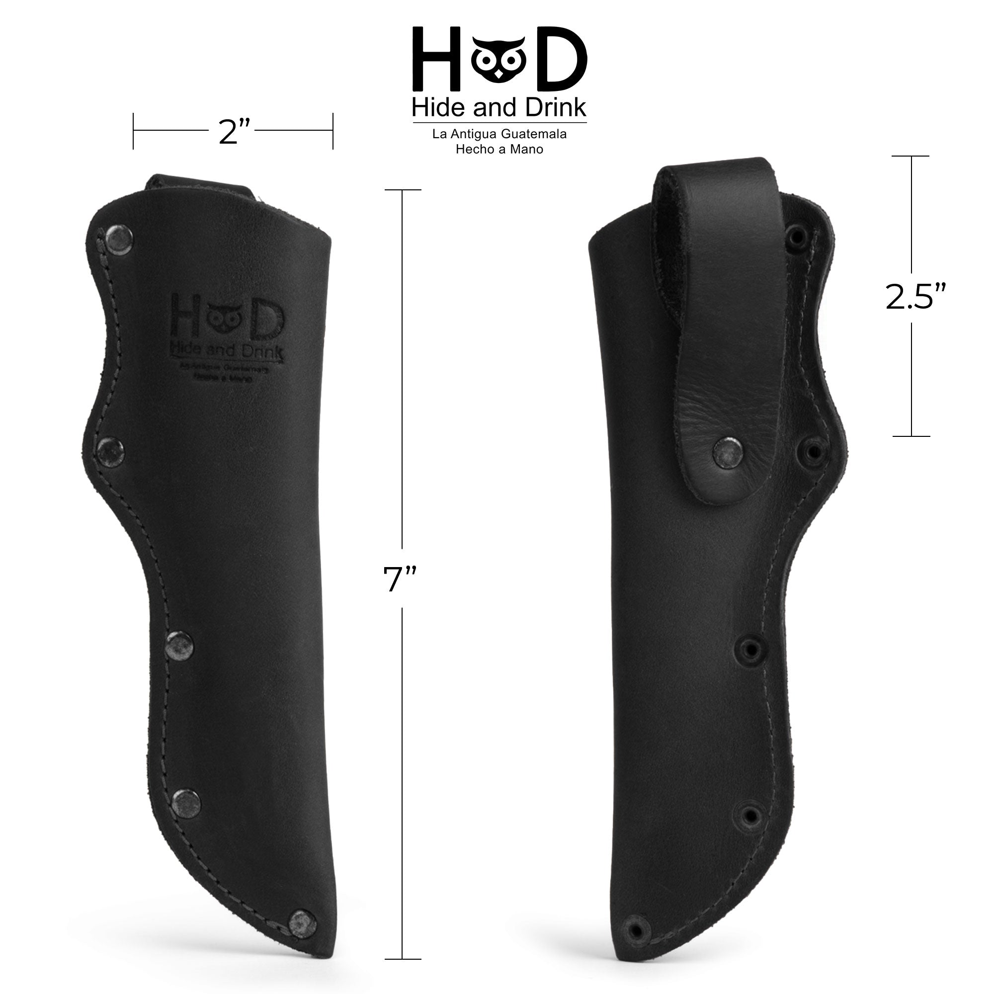 Belt Mora Knife Sheath from Hide & Drink features a beautifully crafted Thick Sheath for Mora Knife with Belt Loop. An essential knife sheath made from Full Grain Leather for outdoor enthusiasts.