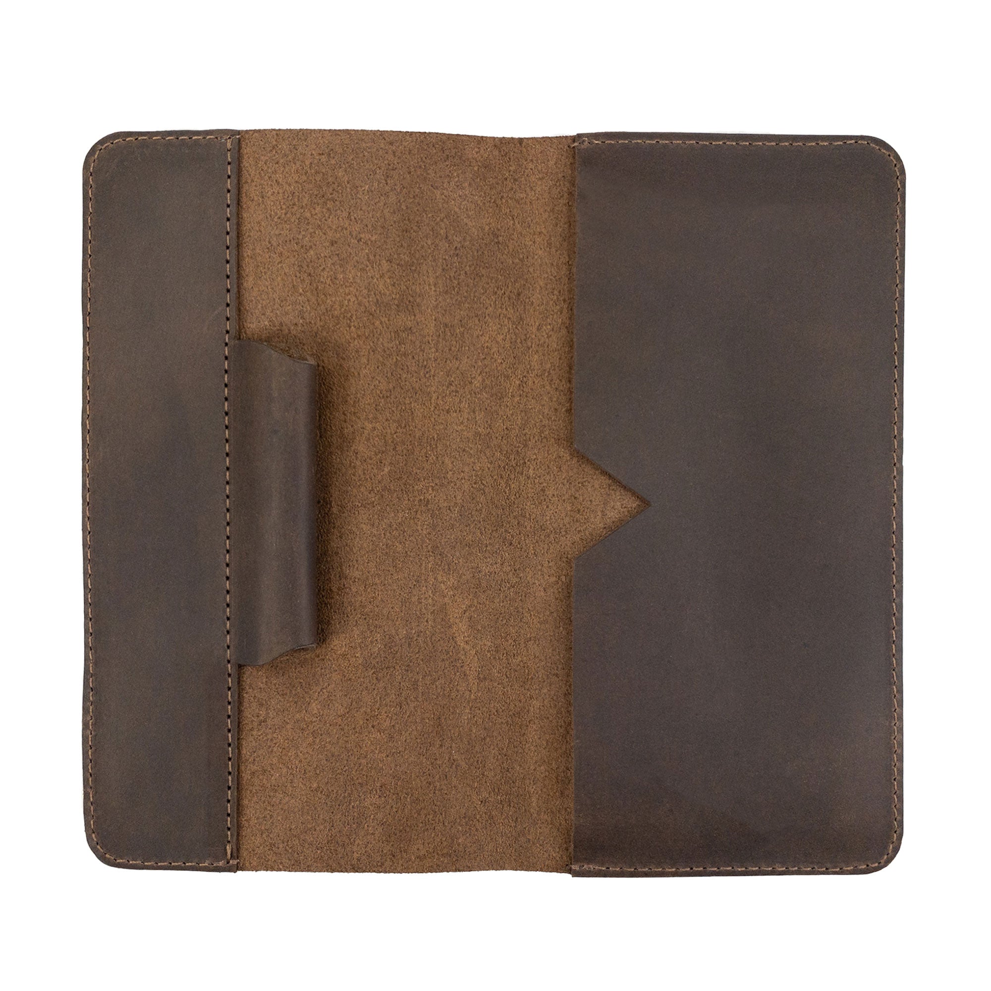 Minimalist Checkbook Cover with Pen Slot - Stockyard X 'The Leather Store'