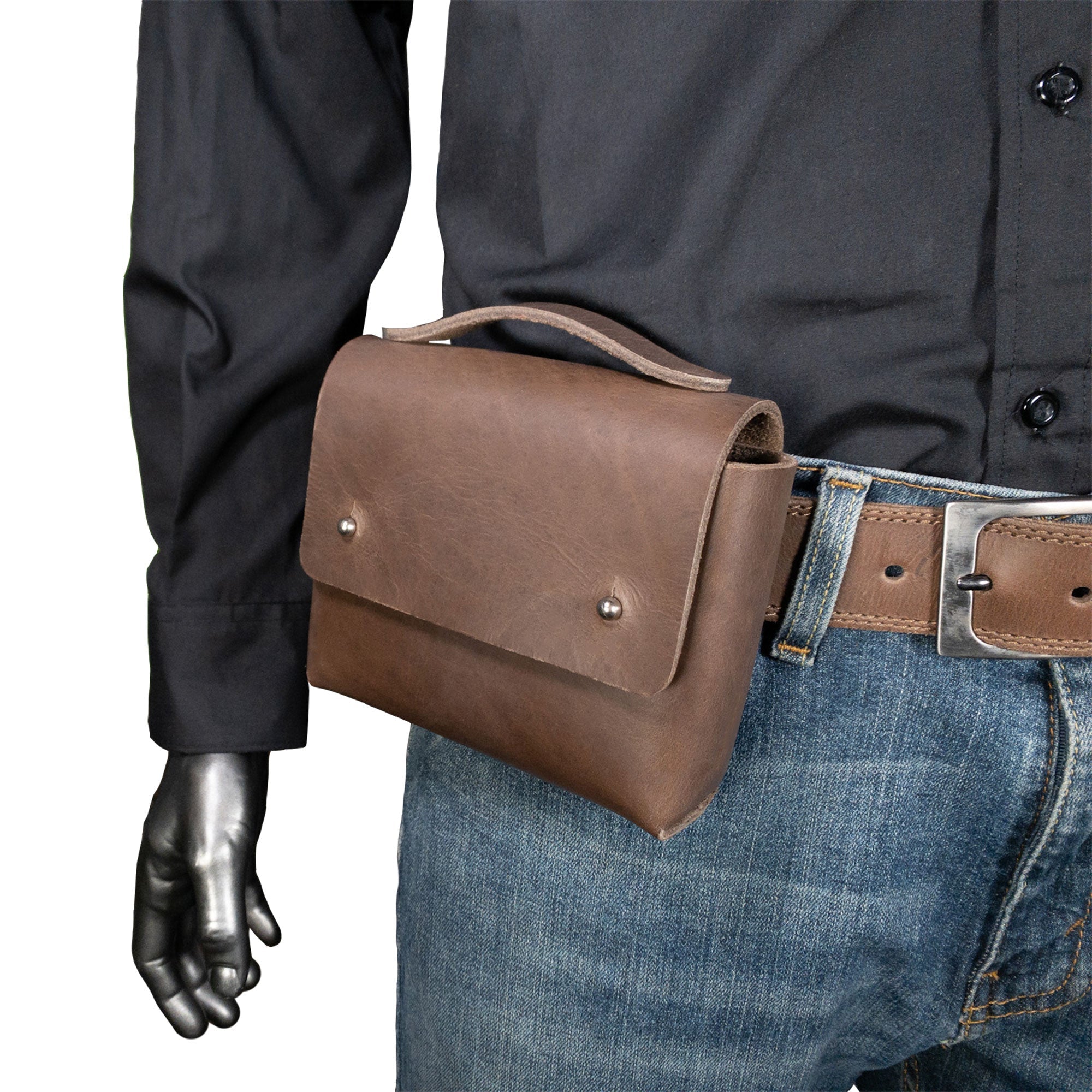 Horizontal Utility Pouch - Stockyard X 'The Leather Store'