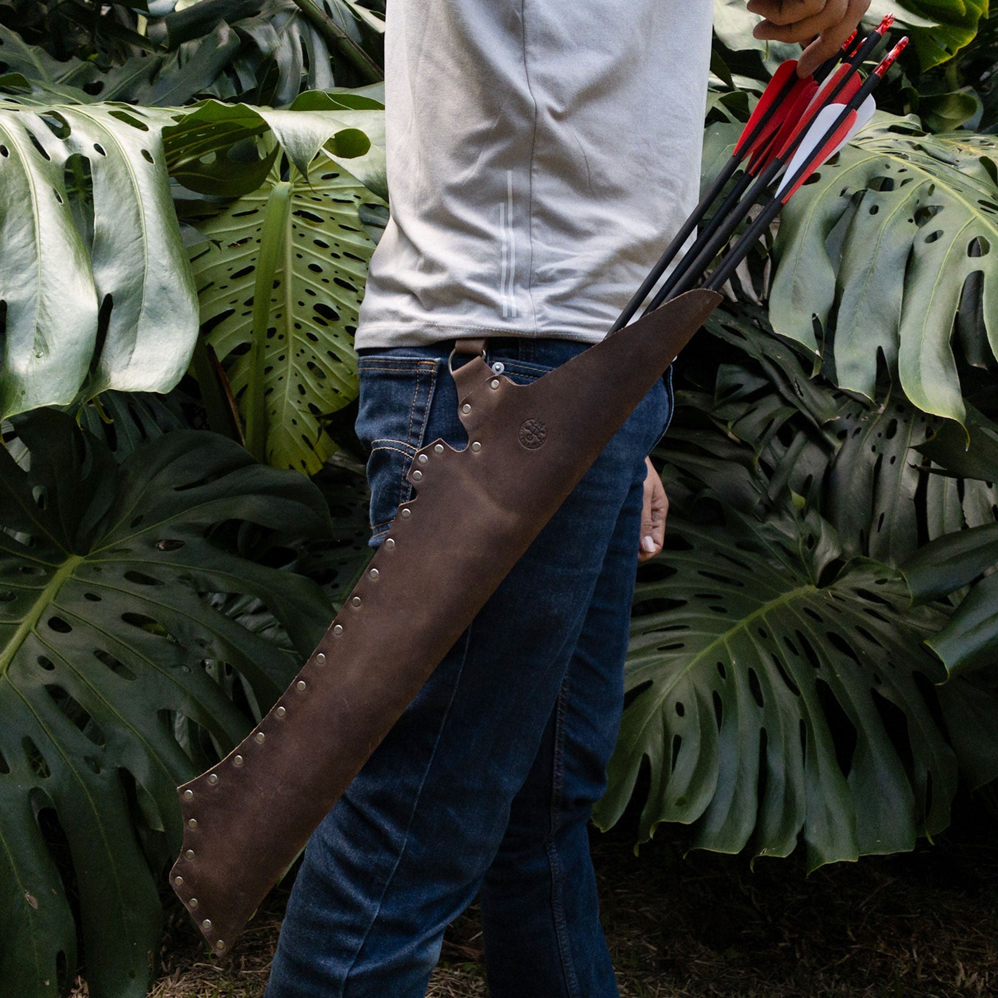 Riveted Hip Quiver - Stockyard X 'The Leather Store'