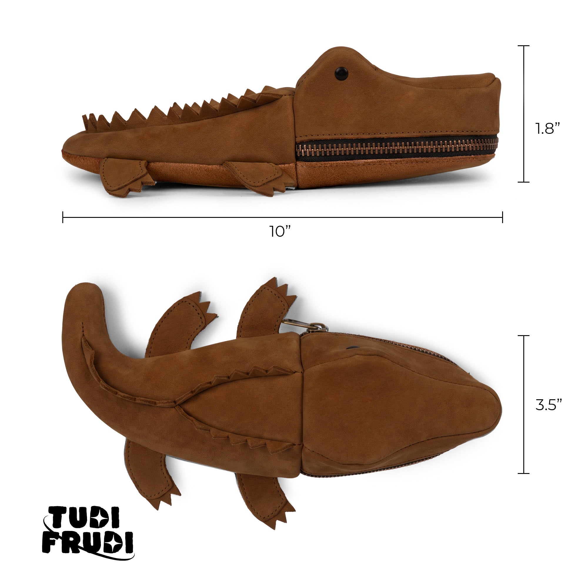 Leather Gator Pouch