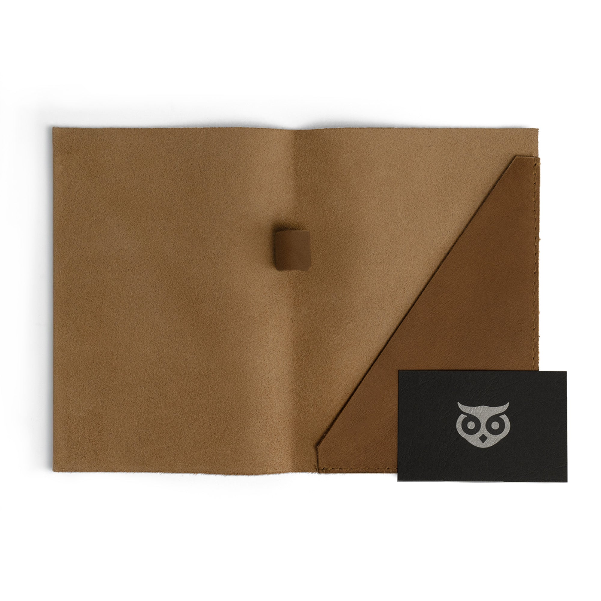 The Bifold Check Presenter With Pen Slot by Hide & Drink in fine leather, featuring a formatted design for easy identification and use in cafes and restaurants. A blend of function and style. Bifold Check Presenter with Pen Slot for Restaurant & Cafe Accessories, Western Bill Holder, Full Grain Leather, Handmade Waiter and Waitress Accessory, Small Batch Production, Hand Cut, Hand Sewn, Fire Branded, Artisan, Handmade in La Antigua Guatemala & Oaxaca Mexico.