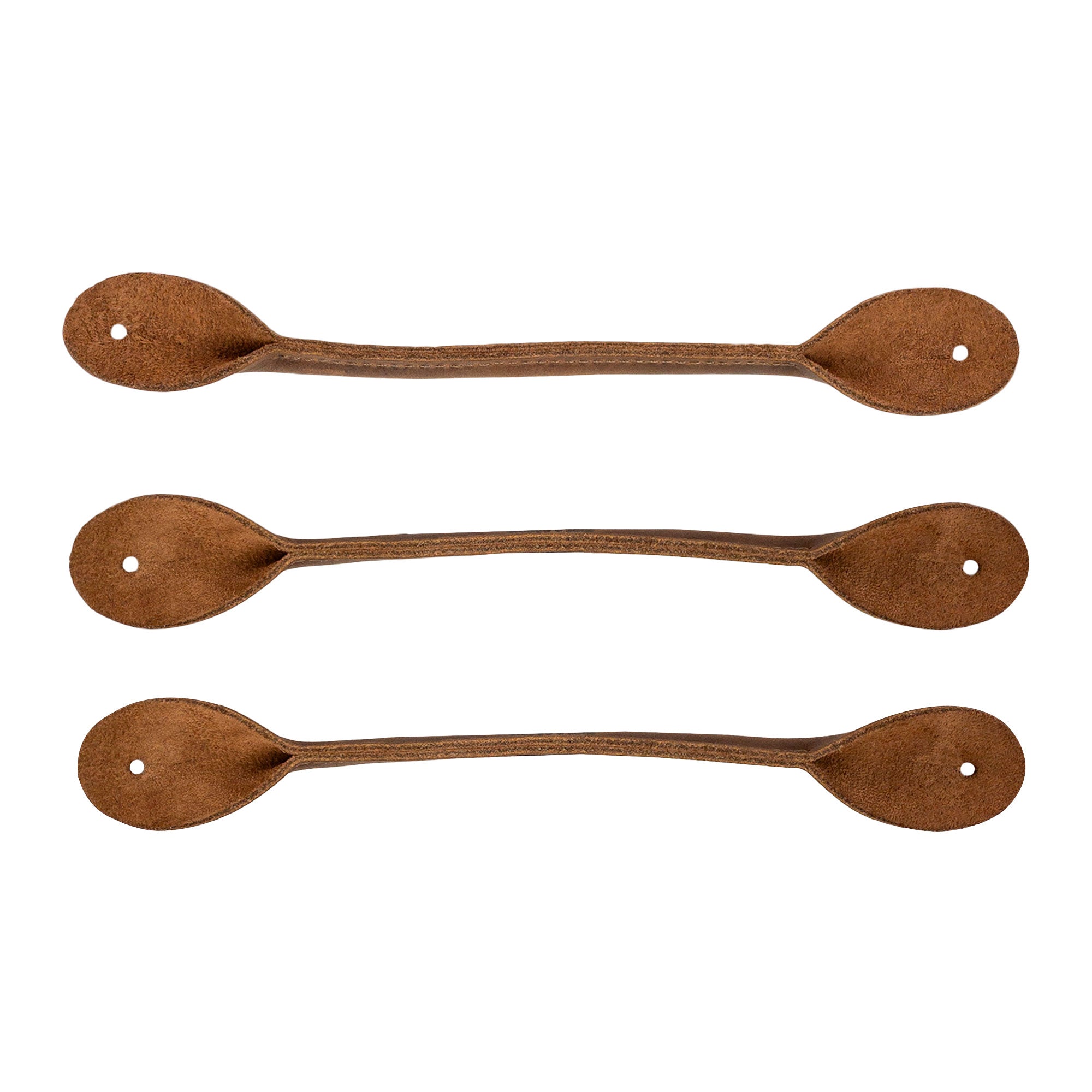 Set of 3 Rounded Button End Attachments for Suspenders - Stockyard X 'The Leather Store'