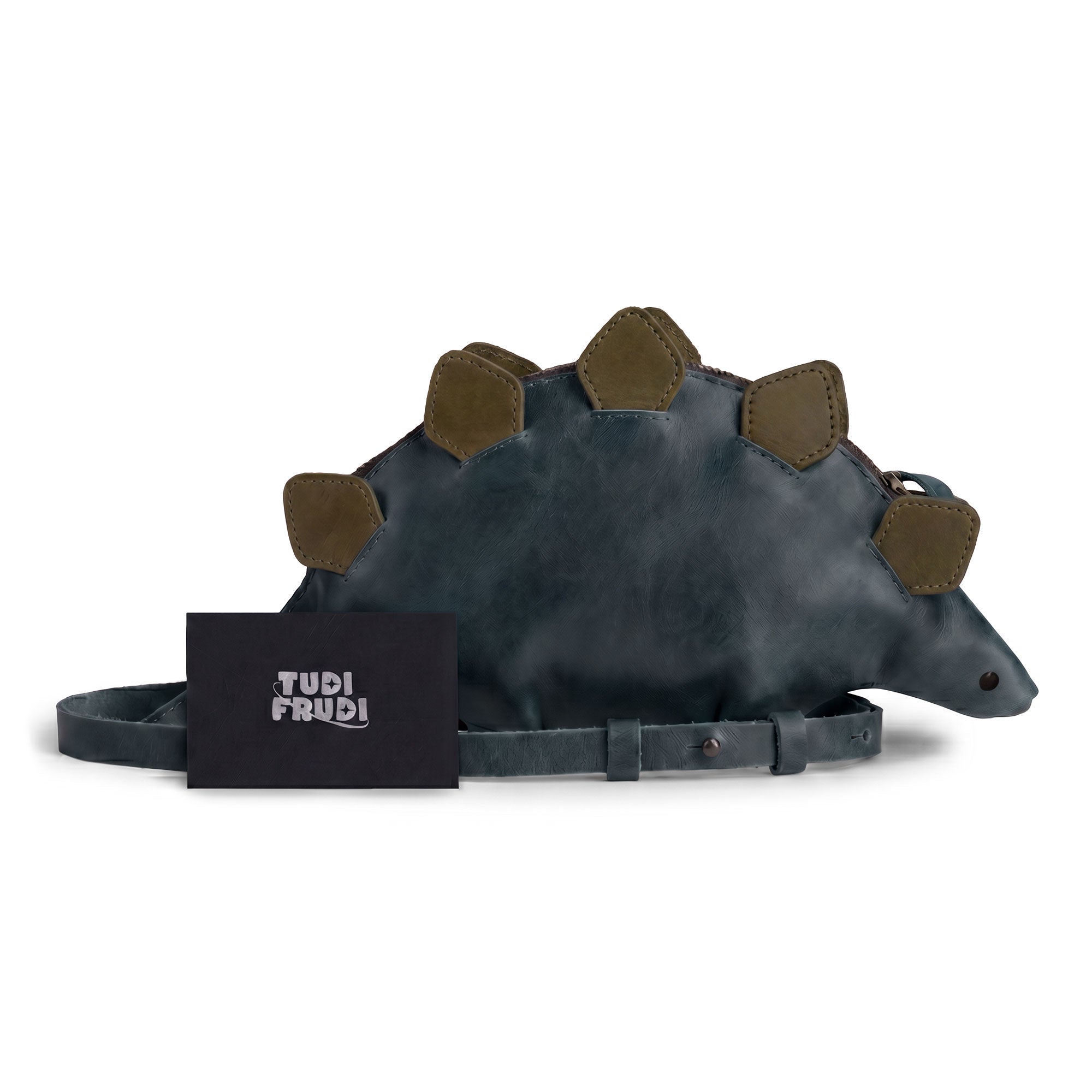 Leather Dinosaur Stegosaurus Shoulder Bag