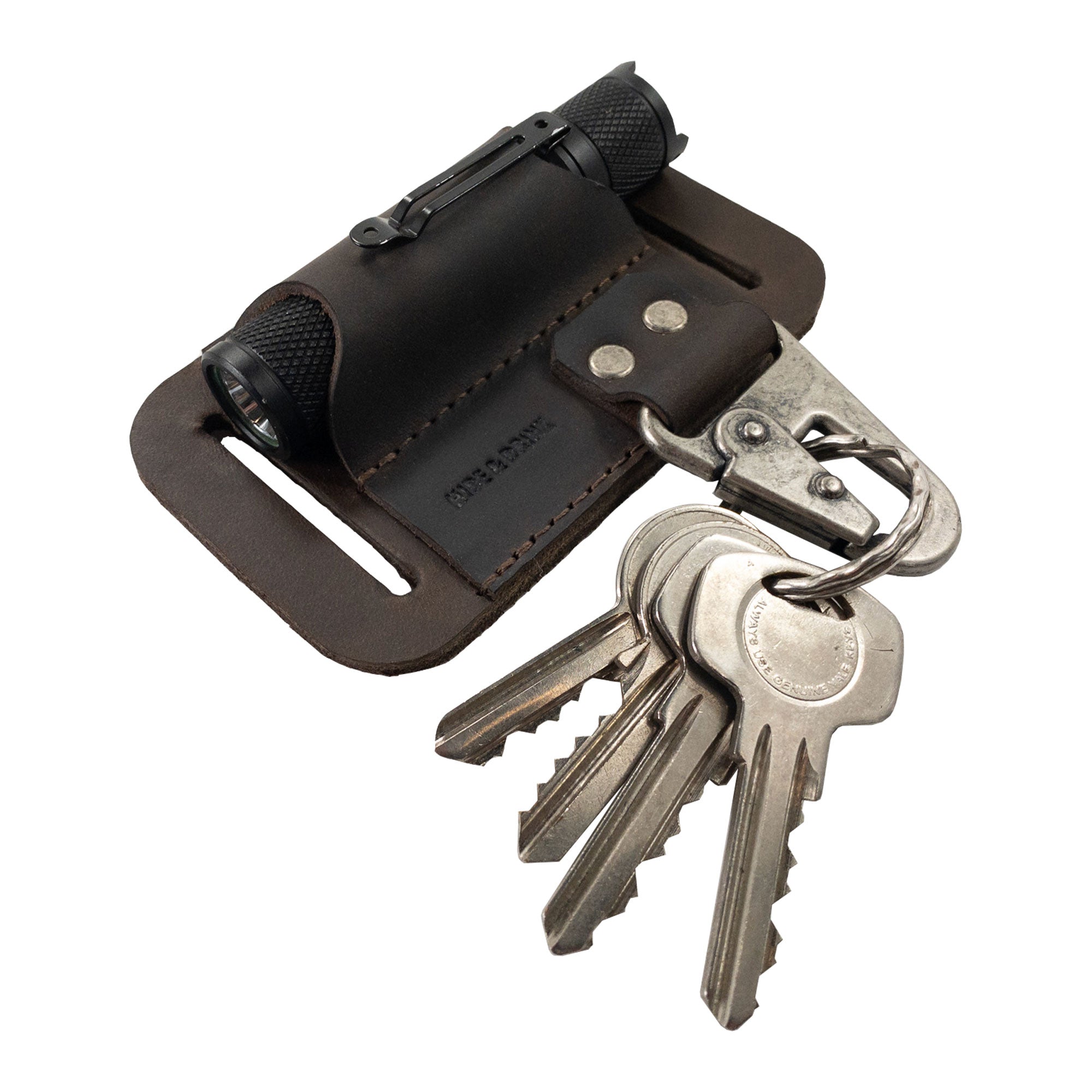 Mini Flashlight Holster with Belt Mount - Stockyard X 'The Leather Store'