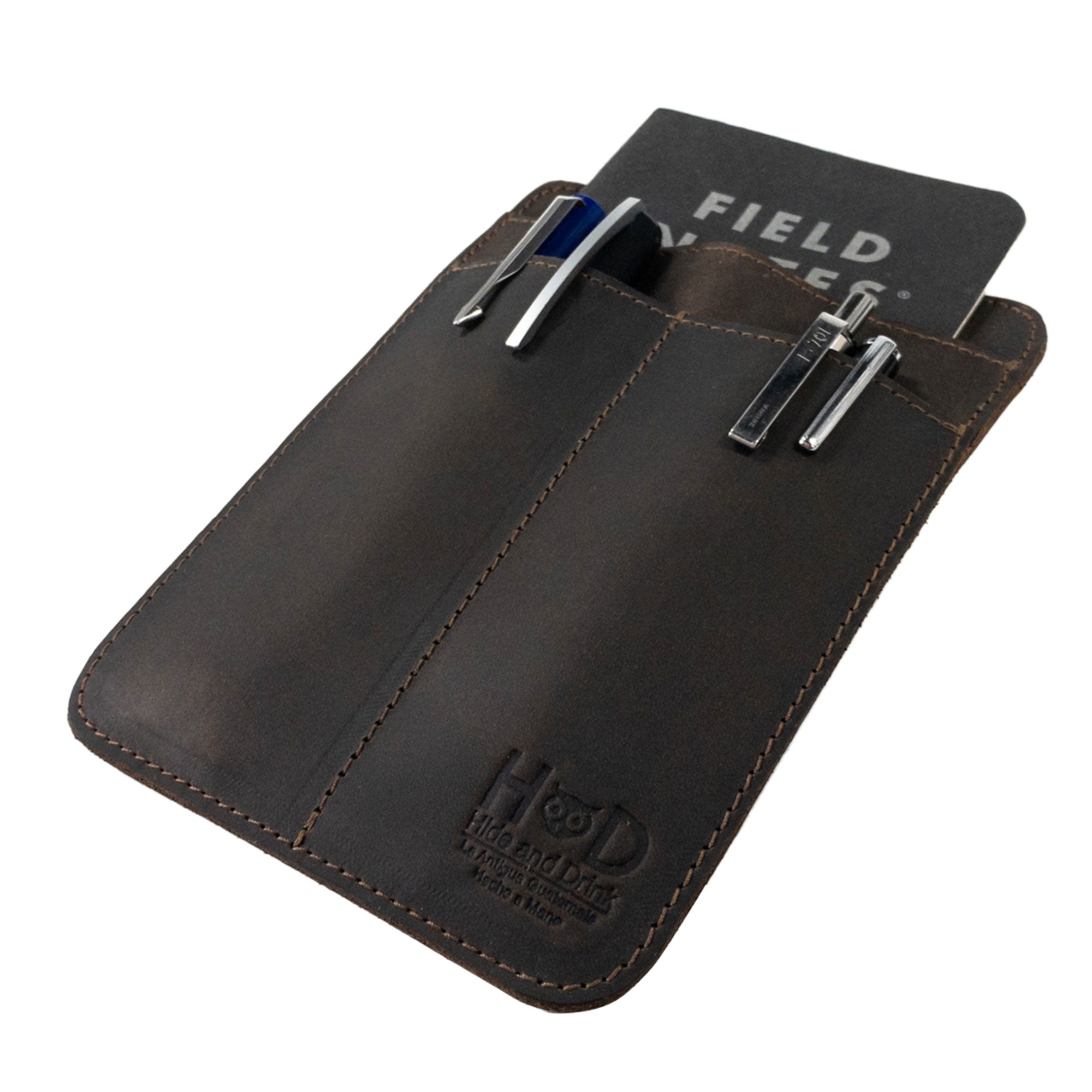 Rustic Carrier for Filed Notes and Pens - Stockyard X 'The Leather Store'