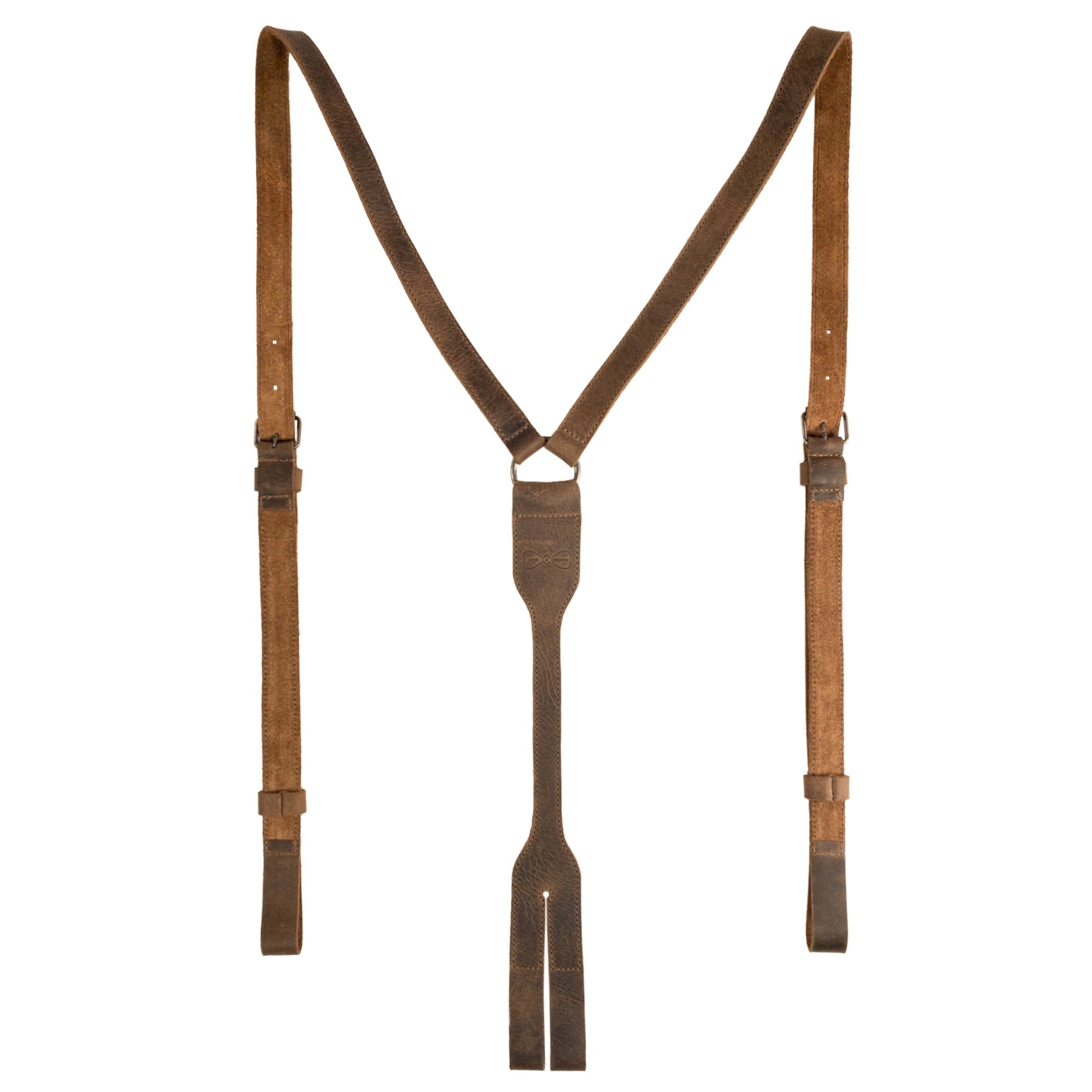 Thin Y Back Suspenders with Belt Loops - Stockyard X 'The Leather Store'