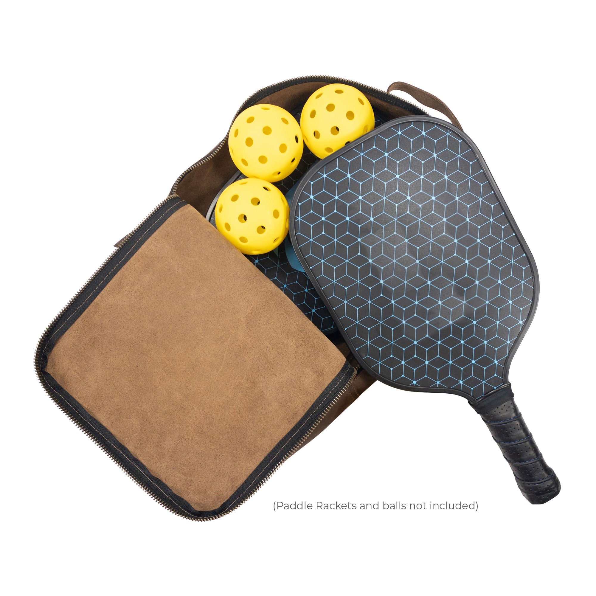 Pickleball Paddle Set Case (Accessories not included) - Stockyard X 'The Leather Store'