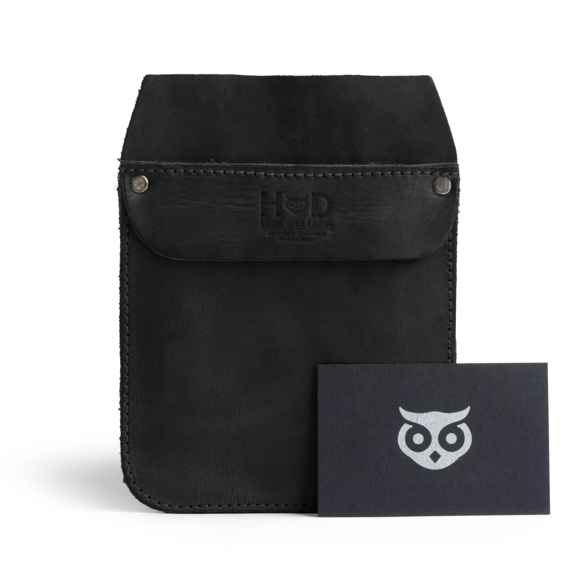 Hide & Drink Leather Work Pocket with precise stitching and quality leather featured prominently. This Work Pocket Organizer for Tools makes a stylish accessory for carrying essentials effortlessly.