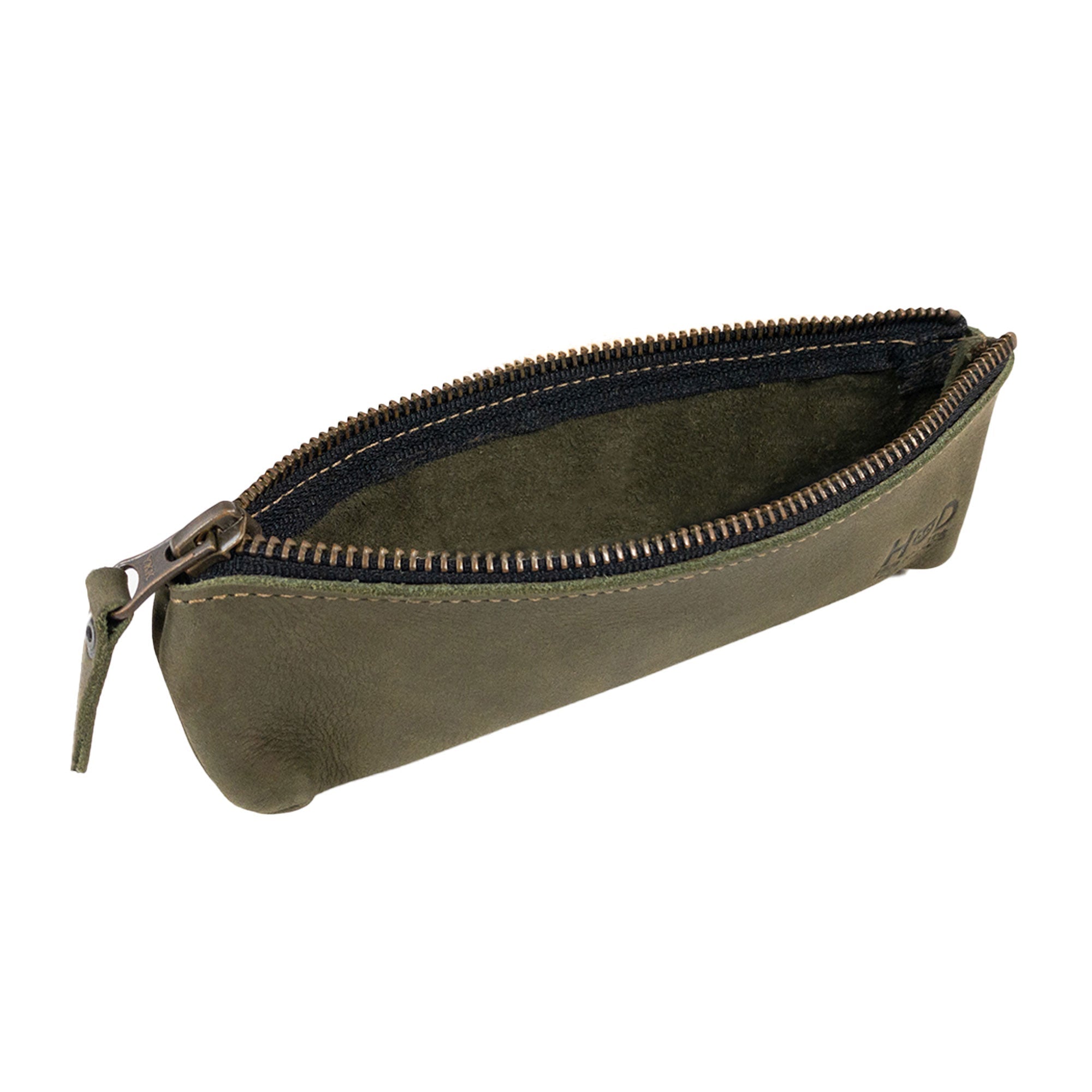 Hide & Drink Pencil Pouch flaunting its unique design and artisan craftsmanship, perfect for both men and women as a pen and marker pouch. Constructed from full grain leather, this classic style pouch is handmade in small batches in La Antigua Guatemala & Oaxaca Mexico.
