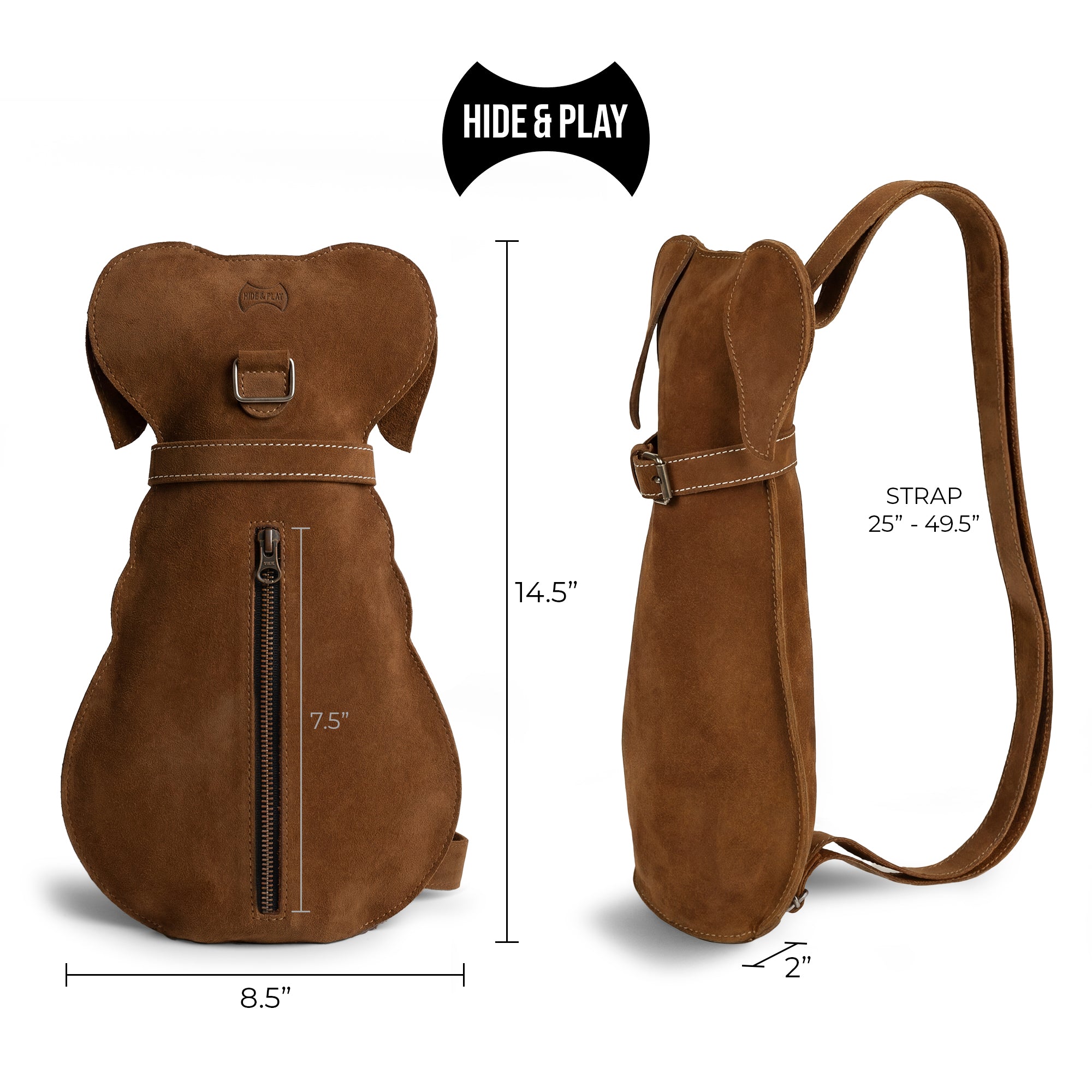 Leather Doggy Crossbody