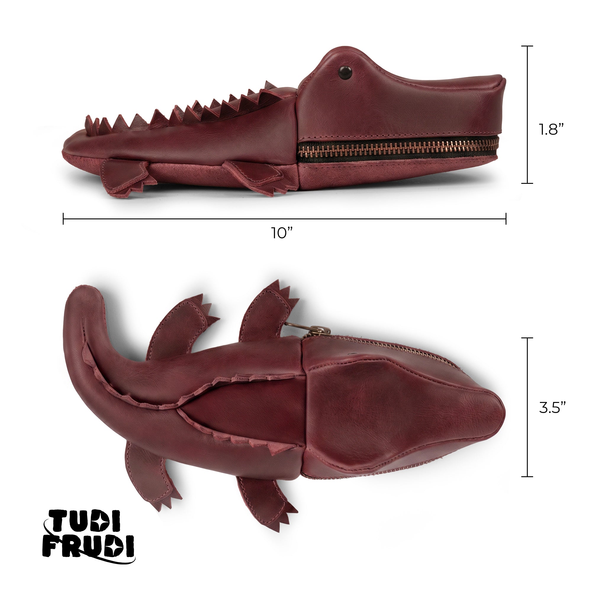 Leather Gator Pouch