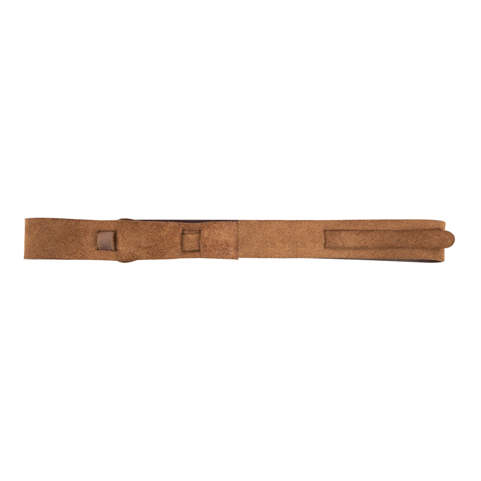 Back view of Heather's Fashion Belt for Women, showcasing the smooth full grain leather and the unique no-buckle style. This stylish waist strap handmade in La Antigua Guatemala is a must-have accessory. Fashion Belt for Women without Buckle, No-Buckle Belt, Stylish Belly Accessory, Small Batch Production, Hand Cut, Hand Sewn, Fire Branded, Artisan.