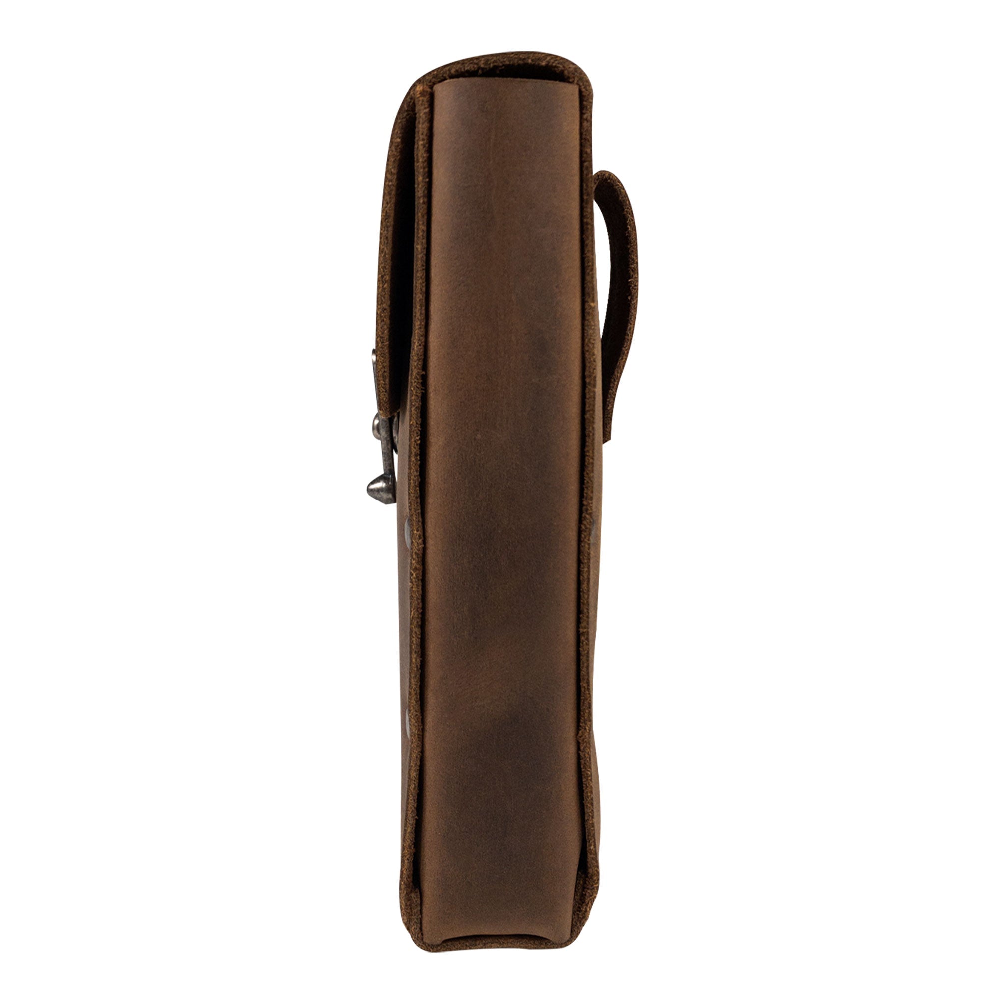 Rectangular Riveted Belt Pouch - Stockyard X 'The Leather Store'