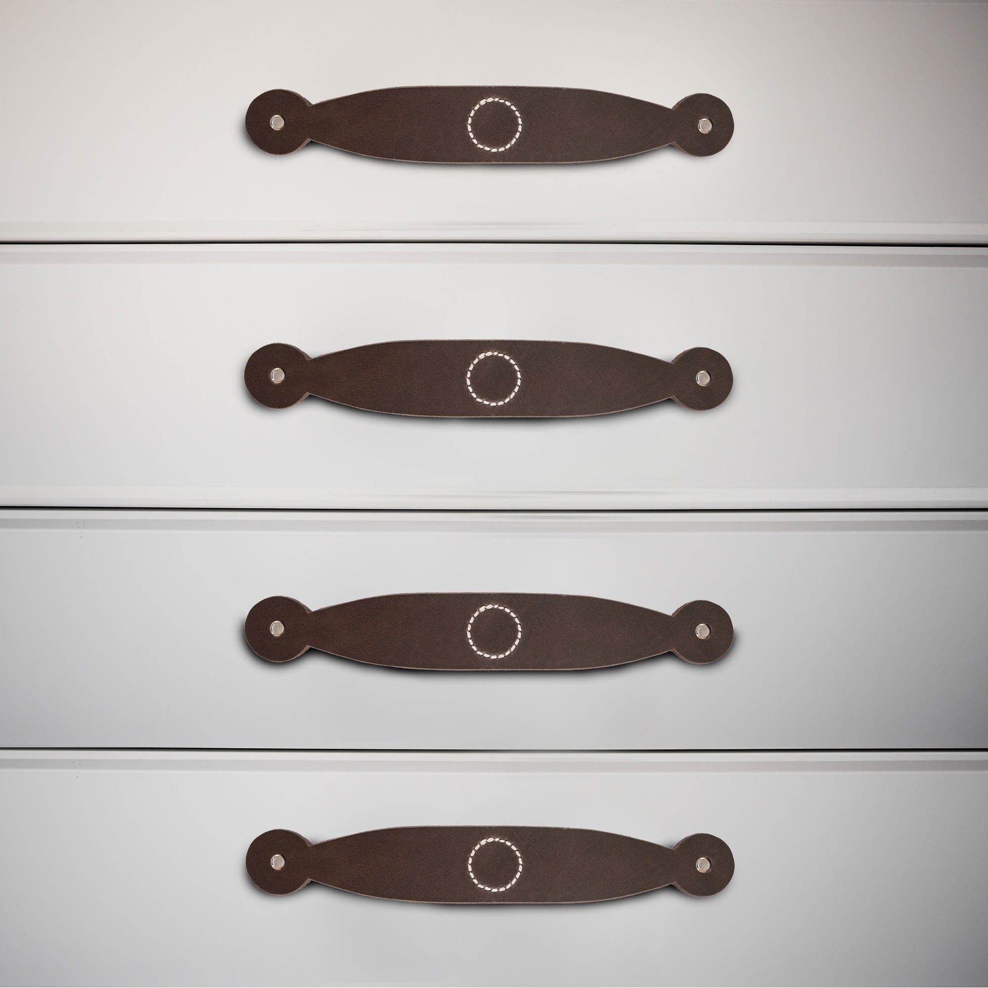 Rounded Drawer Handles (4 Pack) - Stockyard X 'The Leather Store'