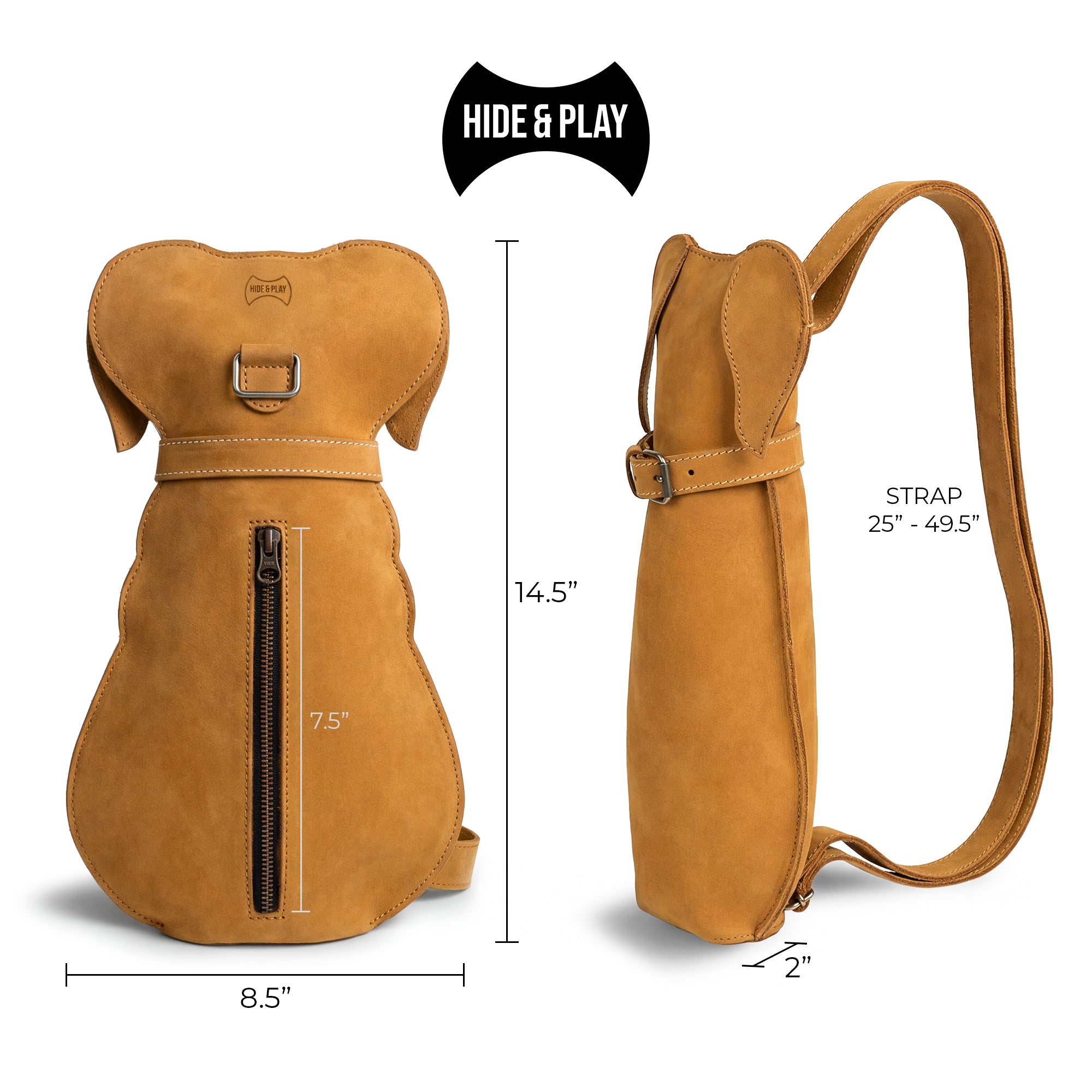 Leather Doggy Crossbody