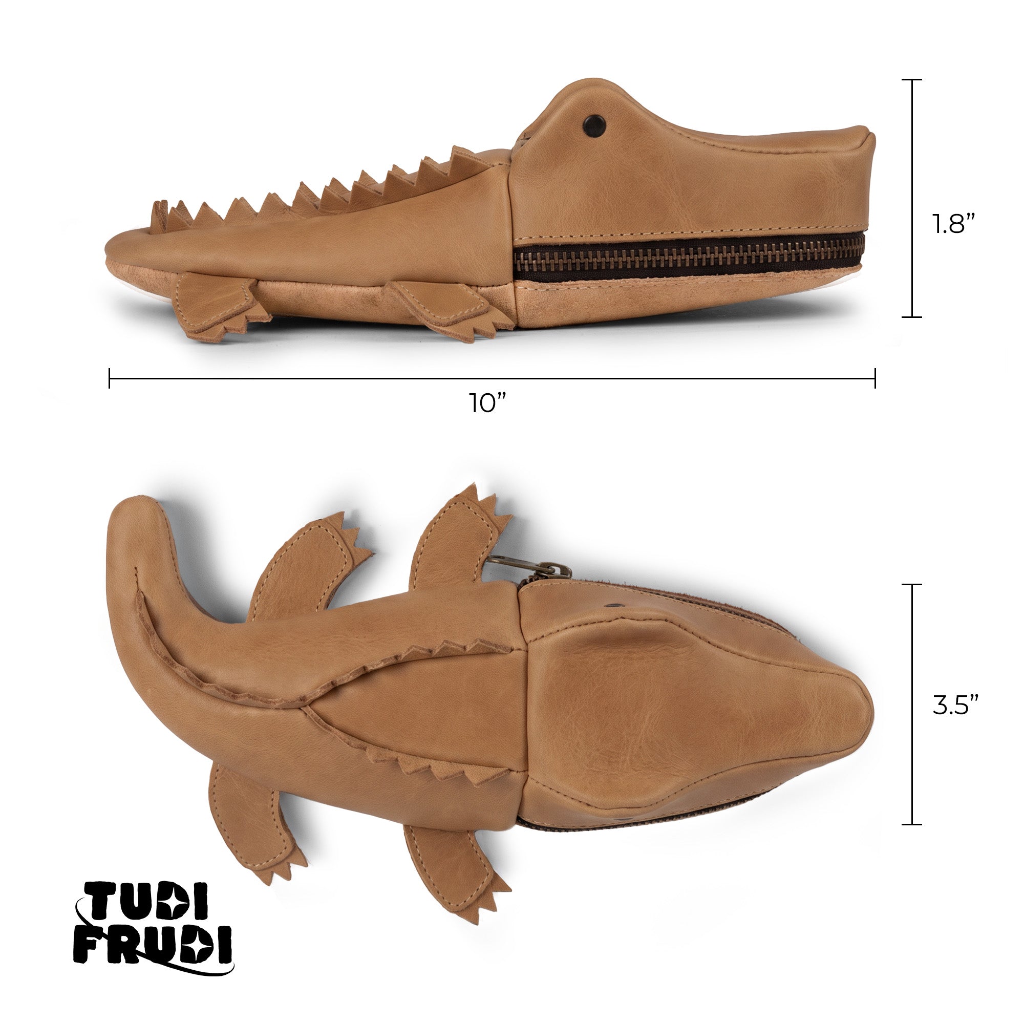 Leather Gator Pouch