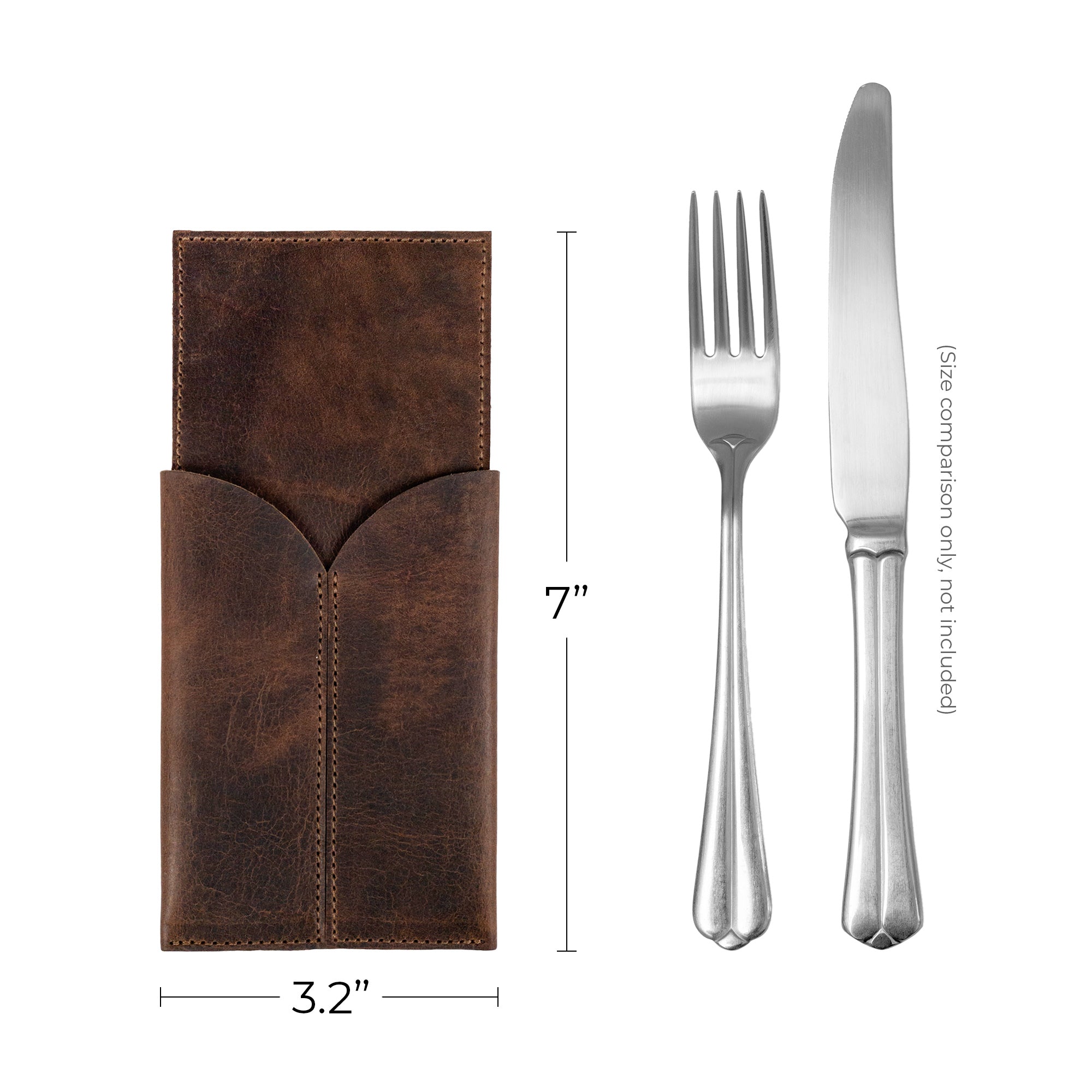 Sleeves for Cutlery (Set of 2) - Stockyard X 'The Leather Store'