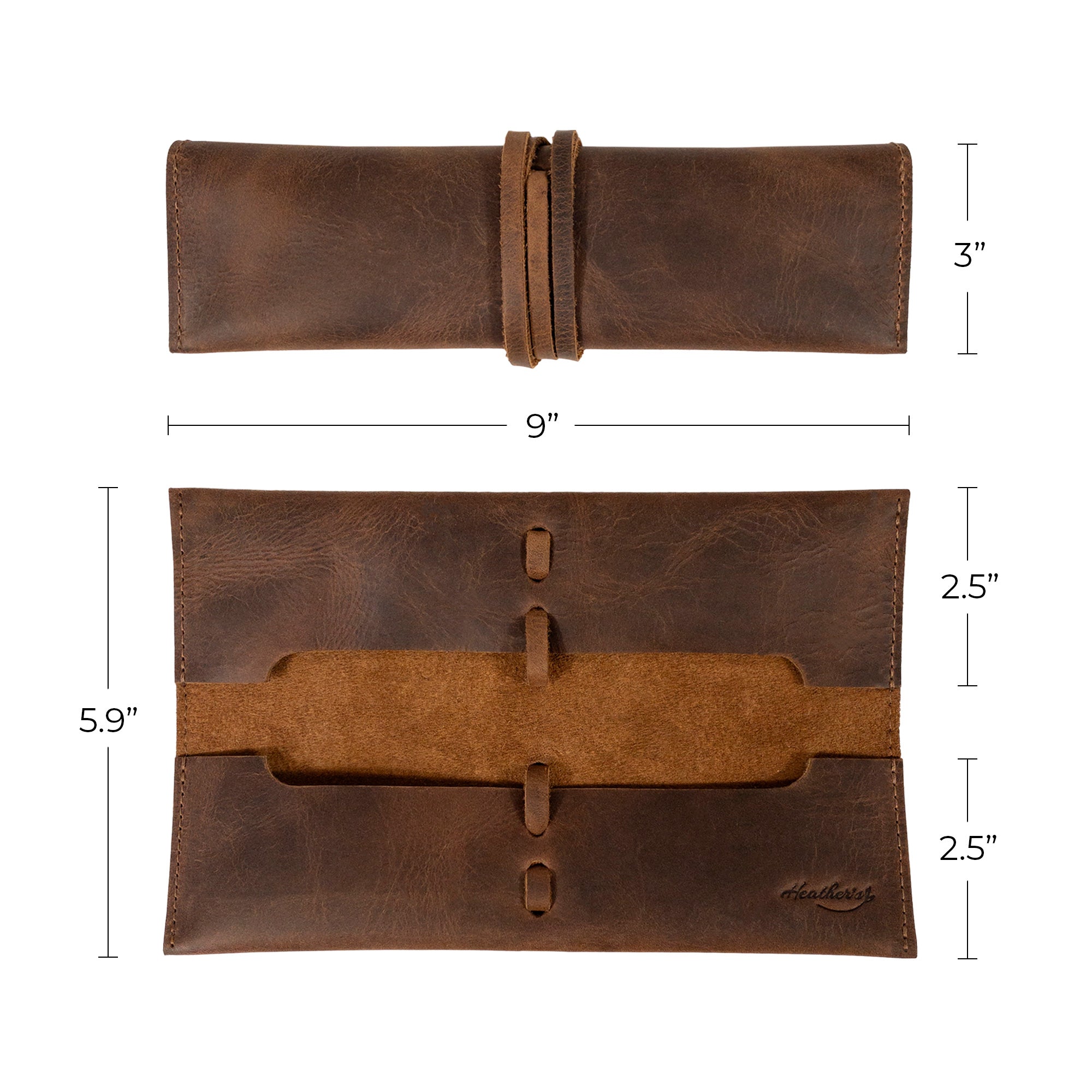 Rectangular Bag for Eyebrow Brushes - Stockyard X 'The Leather Store'