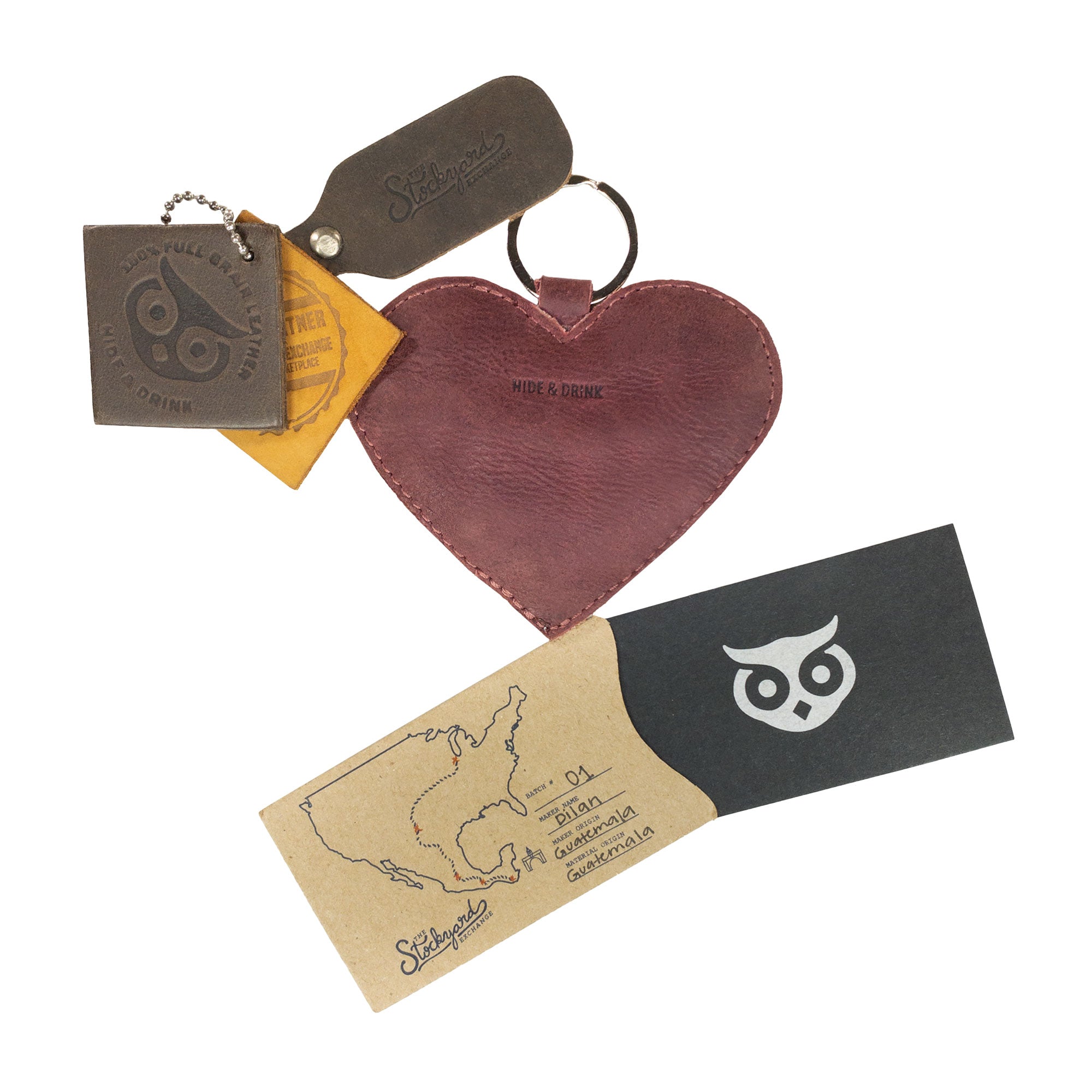 Heart Coin Pouch - Stockyard X 'The Leather Store'