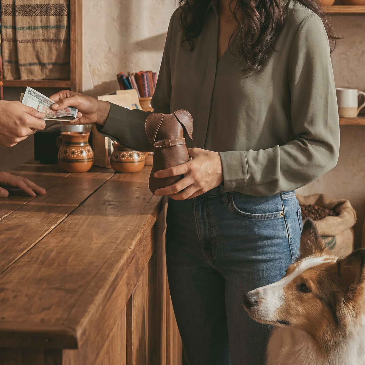 Leather Doggy Pouch