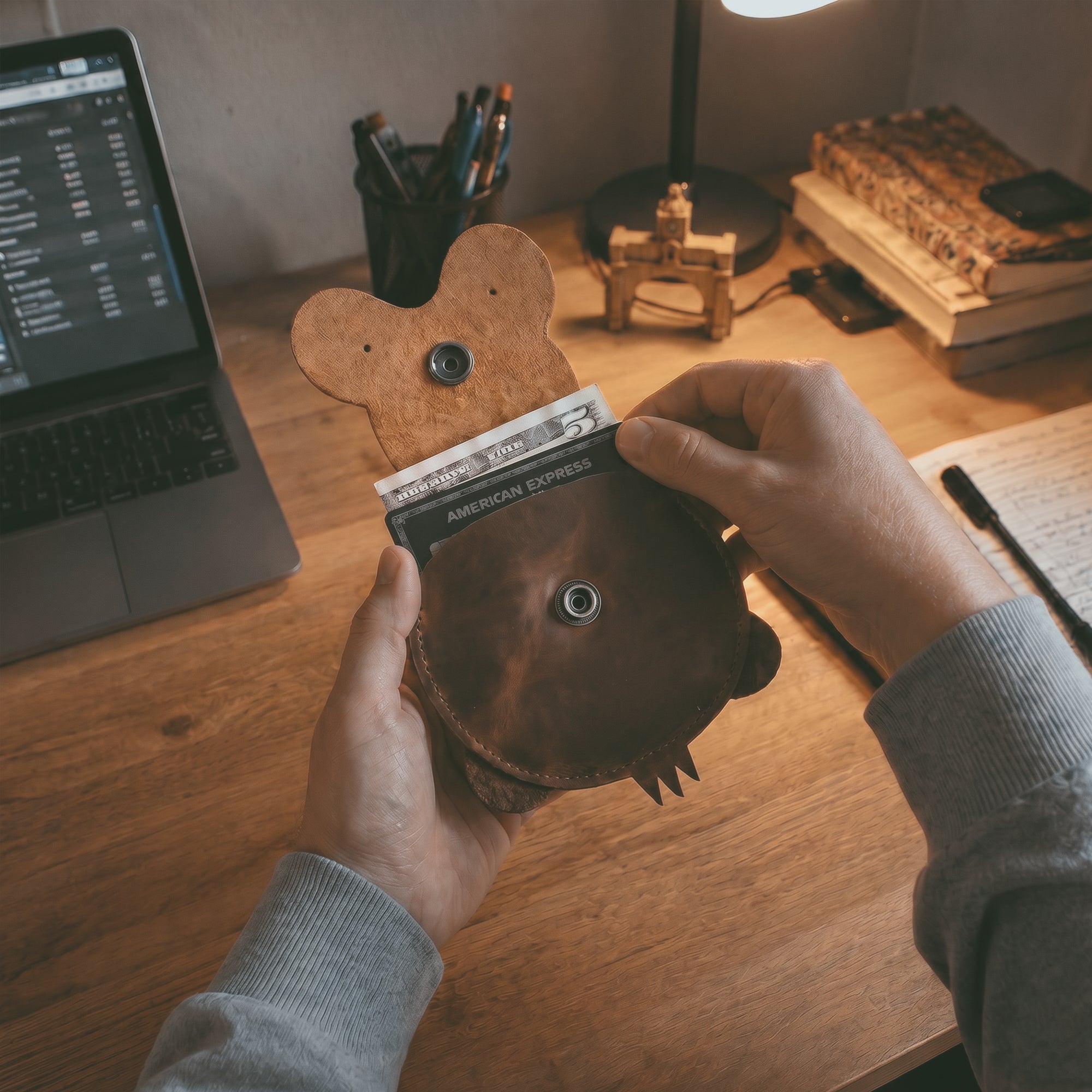 Monkey Wallet - Stockyard X 'The Leather Store'