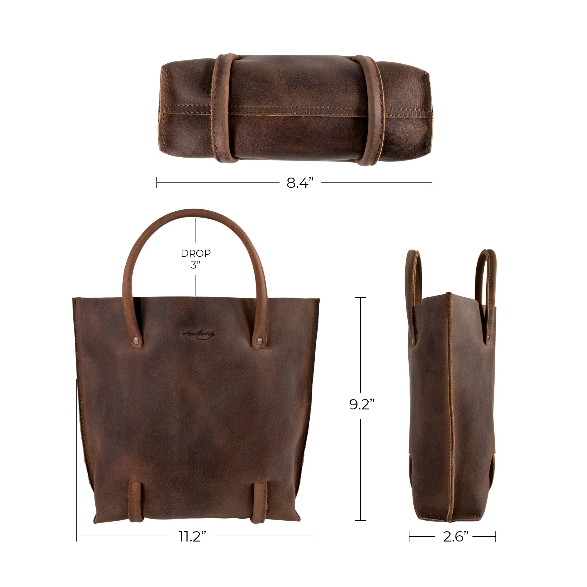 Evening Bag with Infinite Hand Strap - Stockyard X 'The Leather Store'