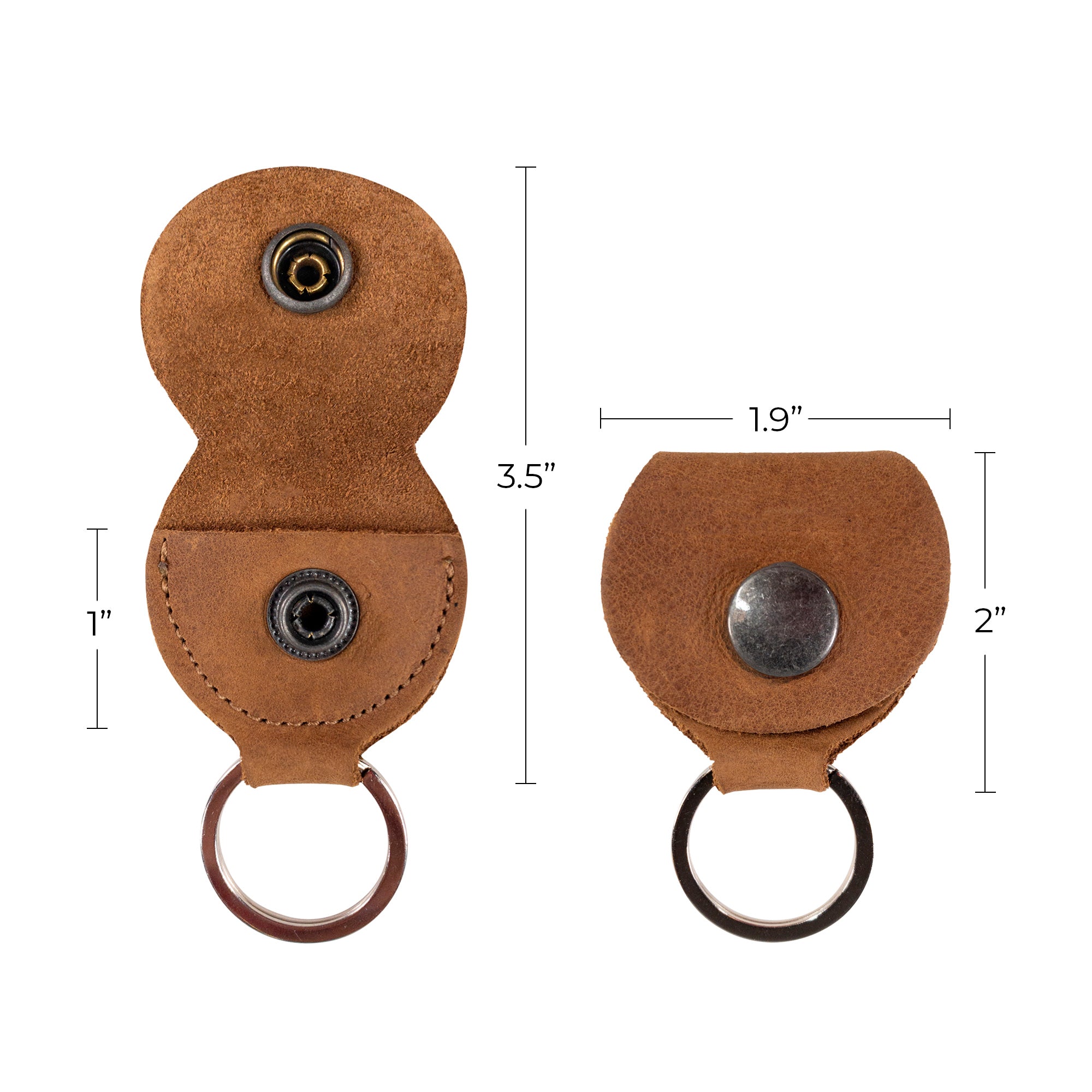 This image depicts the Key Chain & Guitar Pick Holder by Hide & Drink, featuring its functional design for picks and keys. Serving as a Guitar Pick Holder with Ring, it is a must-have key organizer for guitar players. Made from Full Grain Leather, it epitomizes StockyardX's small batch production practices. Each piece is hand cut, hand sewn, and fire branded, a testament to artisan quality crafted in La Antigua Guatemala & Oaxaca Mexico.