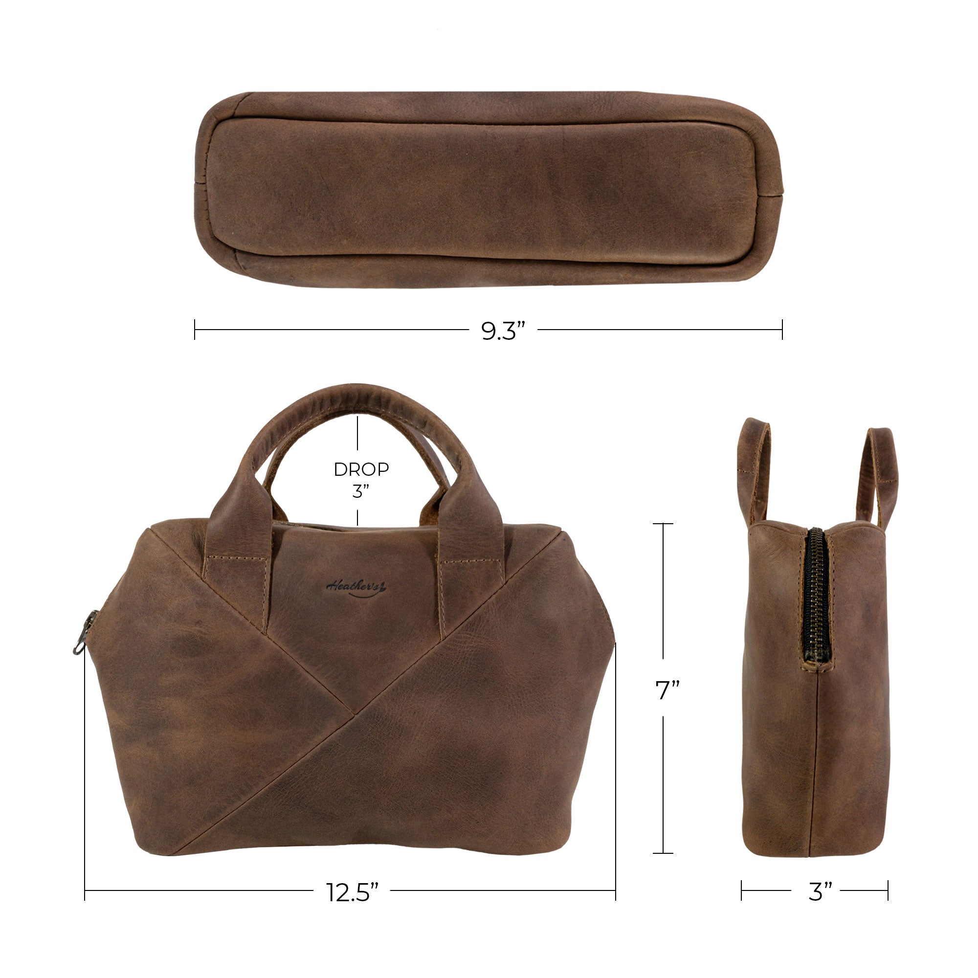Measuring dimensions of Heather's Fluffy Purse highlighting its compact shape, crafted in Full Grain Leather. This Leather Fluffy Purse is perfect as a Handbag for Women, a stylish Night Bag, and a practical Rectangular Purse with Zipper. Celebrated for its artisanship in Small Batch Production, it's Hand Cut, Hand Sewn, Fire Branded, and dedicatedly Handmade in La Antigua Guatemala & Oaxaca Mexico.