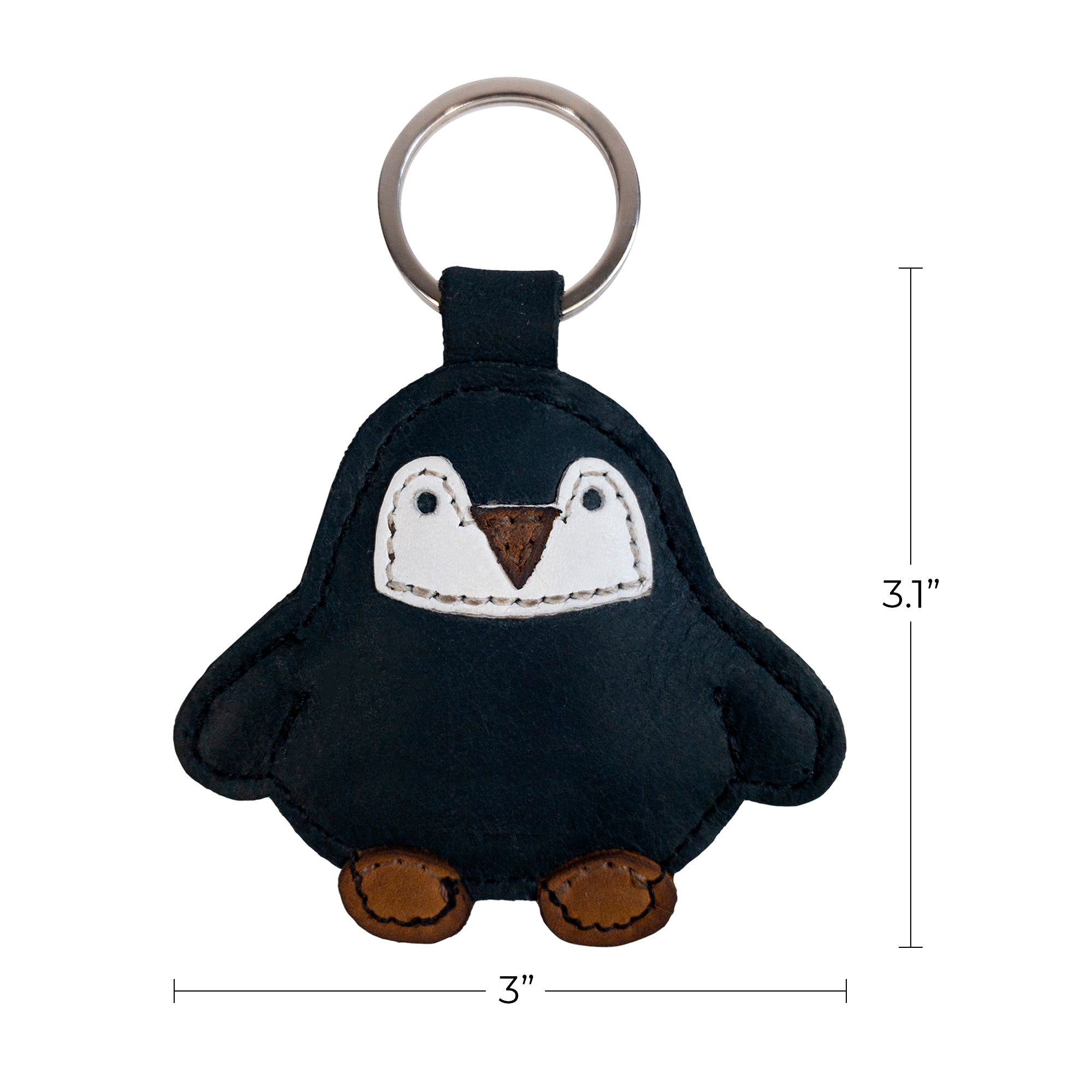 Penguin Keychain - Stockyard X 'The Leather Store'