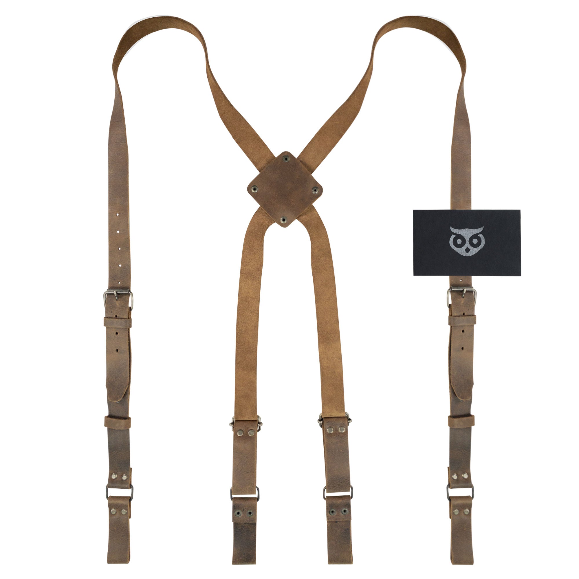 X Back Suspenders with Belt Loops