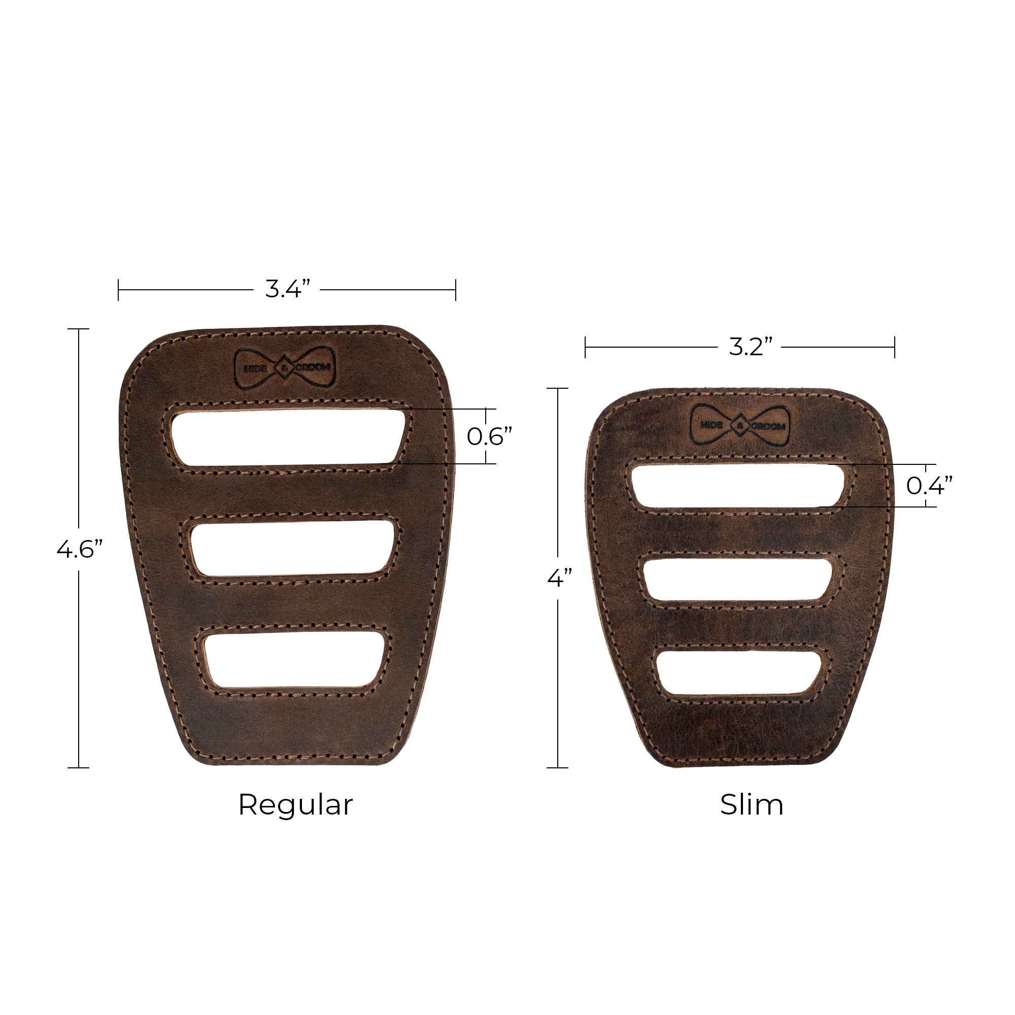 Set of 2 Square Pocket Holders - Stockyard X 'The Leather Store'