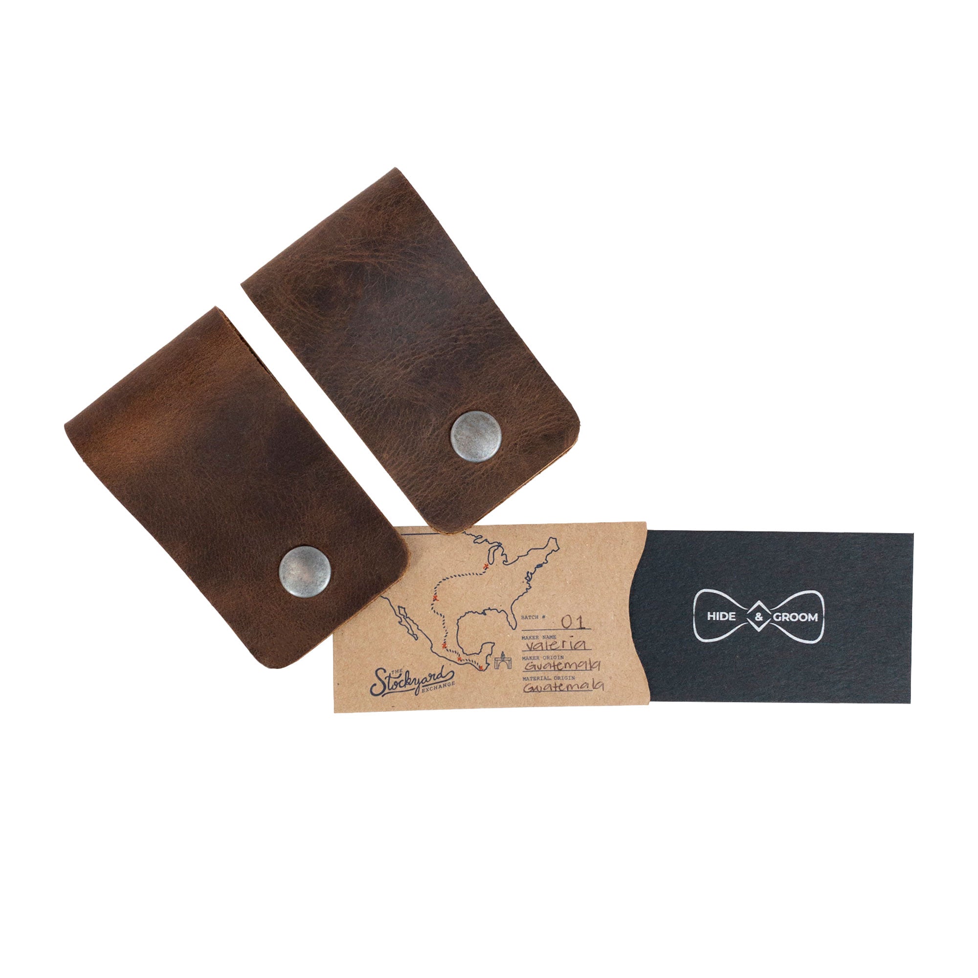 Set of 2 Tie Bar Cases - Stockyard X 'The Leather Store'