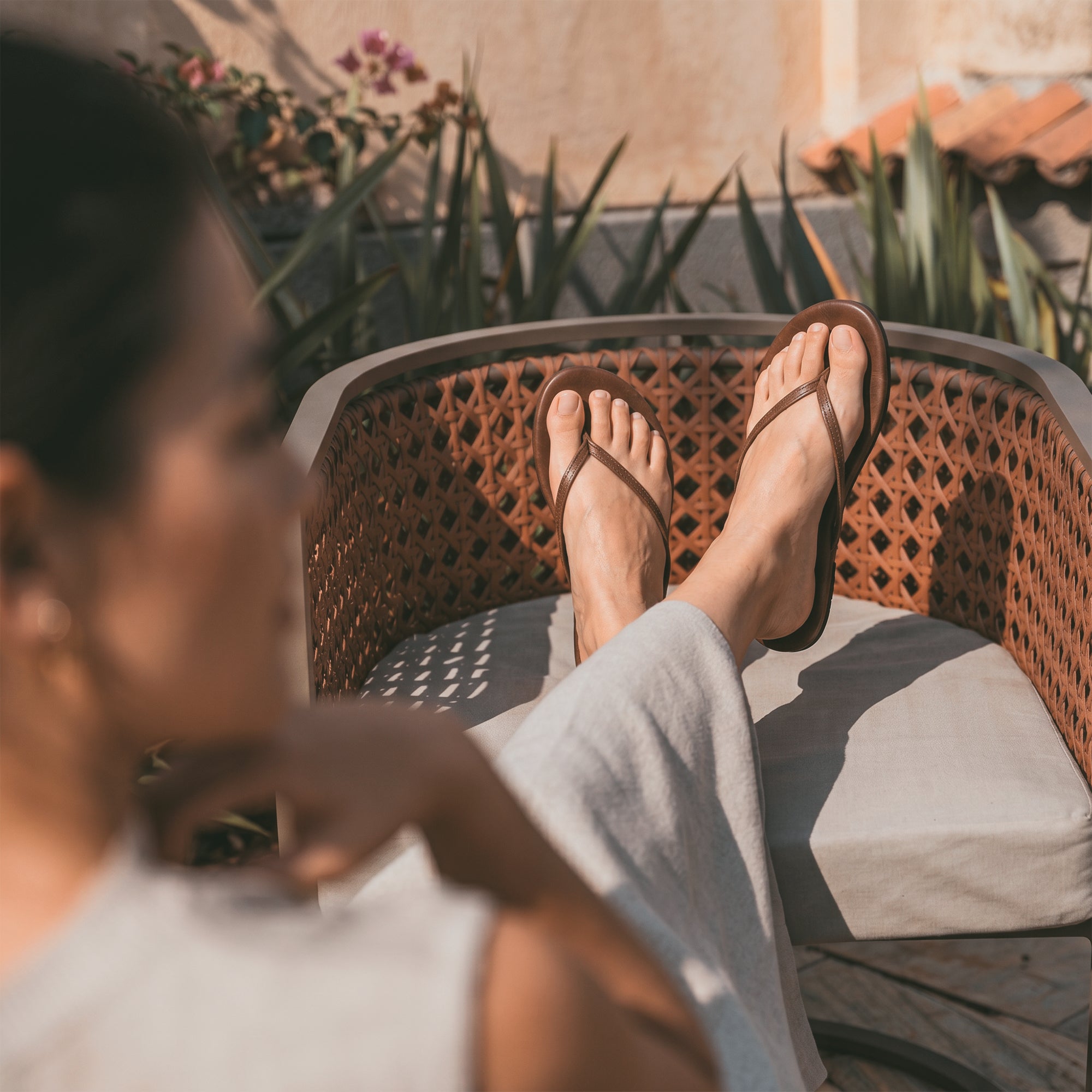 The Solana Leather Flip Flop (Women's)