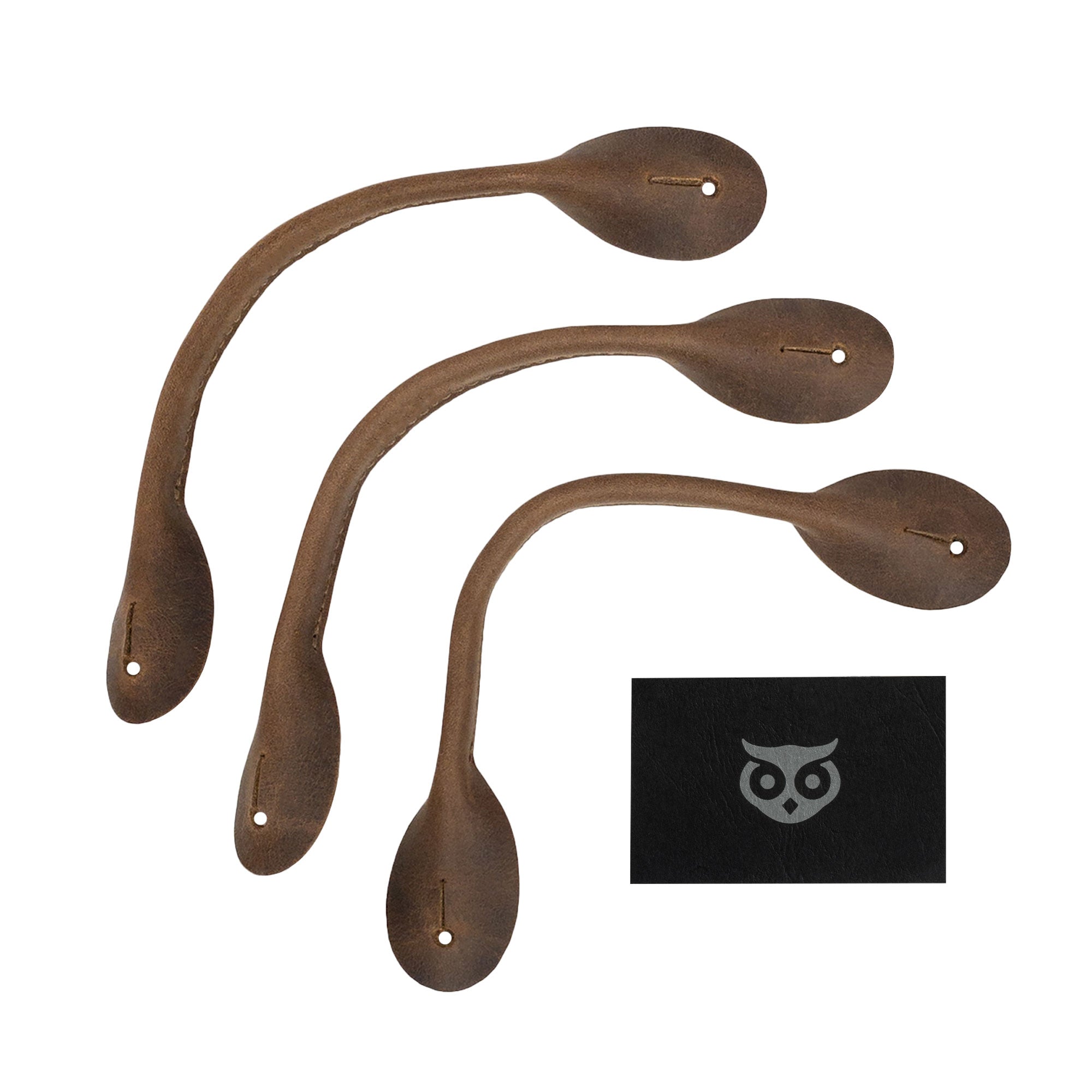 Set of 3 Rounded Button End Attachments for Suspenders