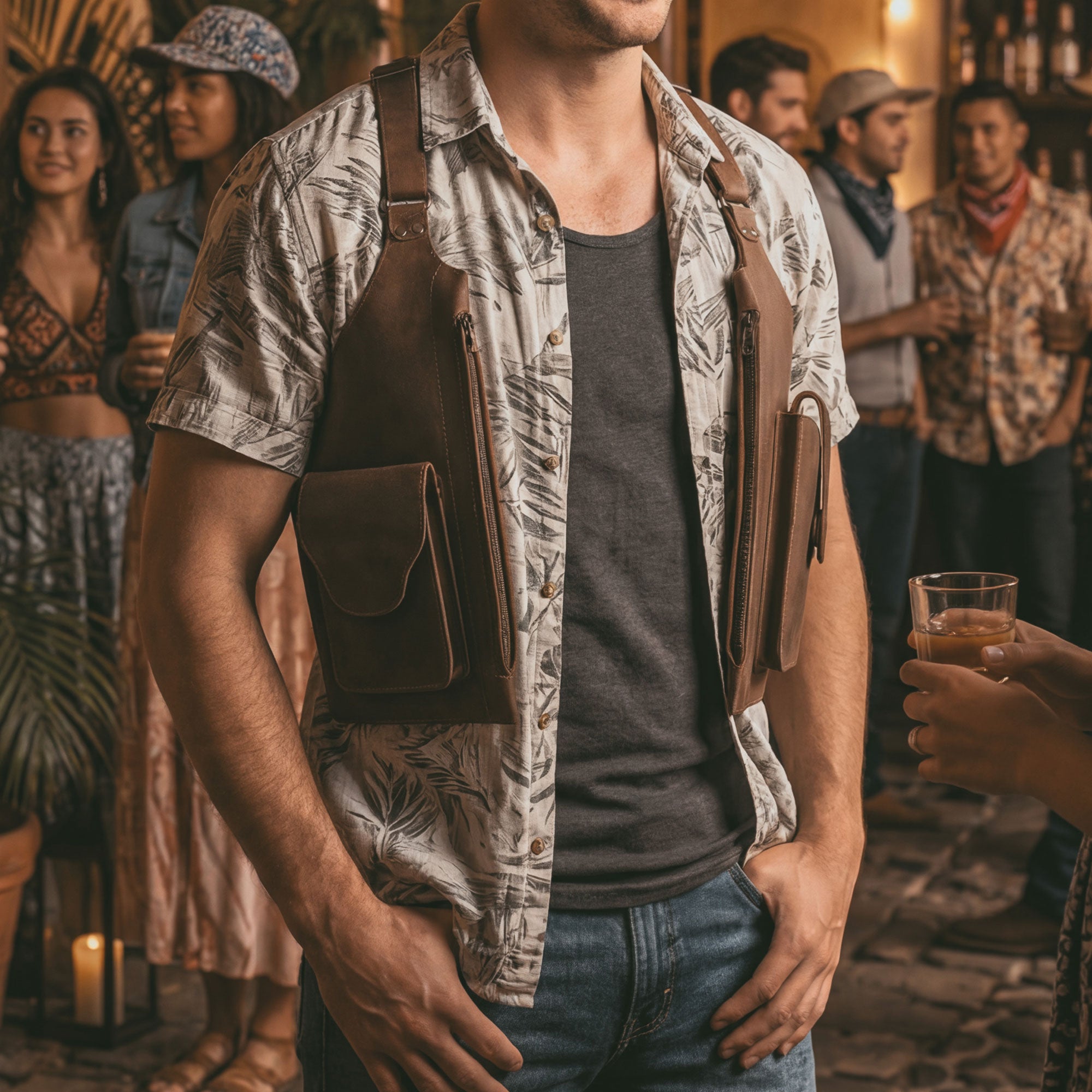 Zippered Shoulder Holster
