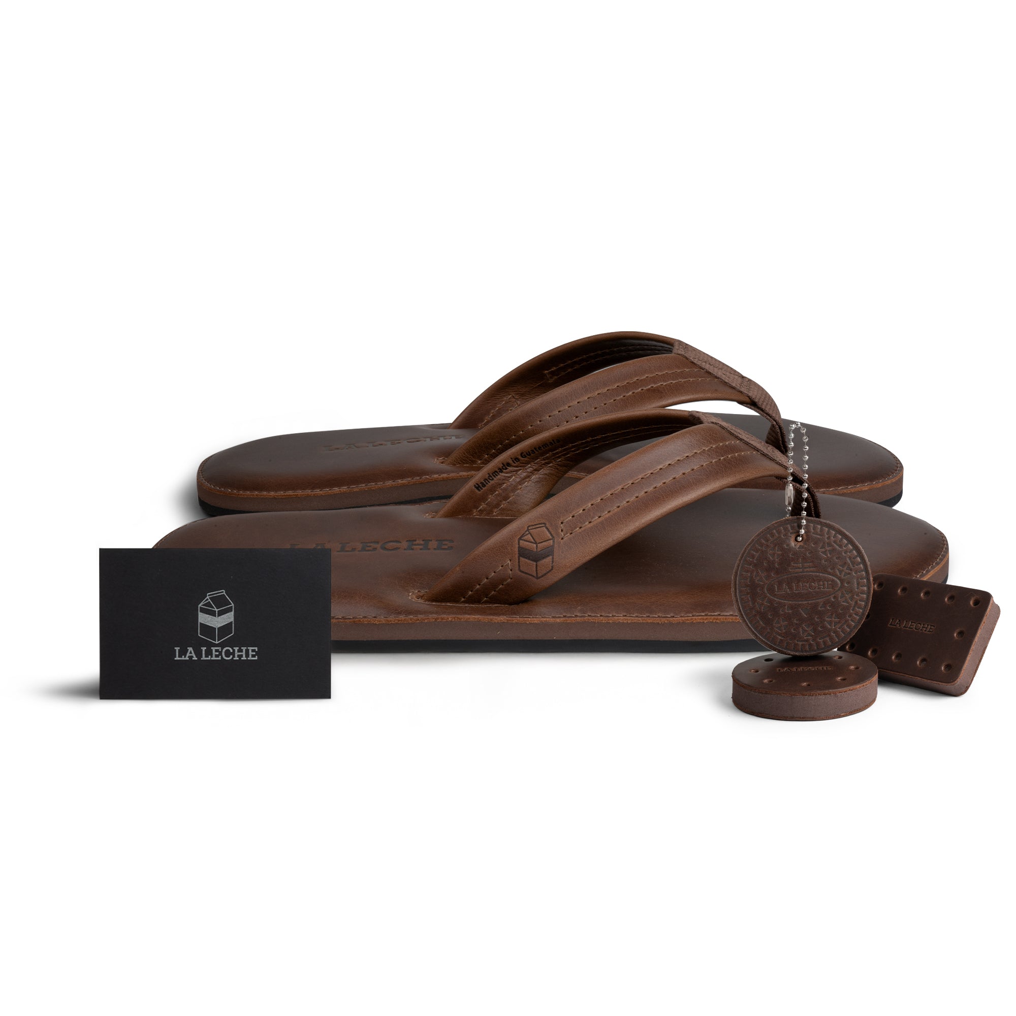 The South Shore Padded Leather Flip Flop